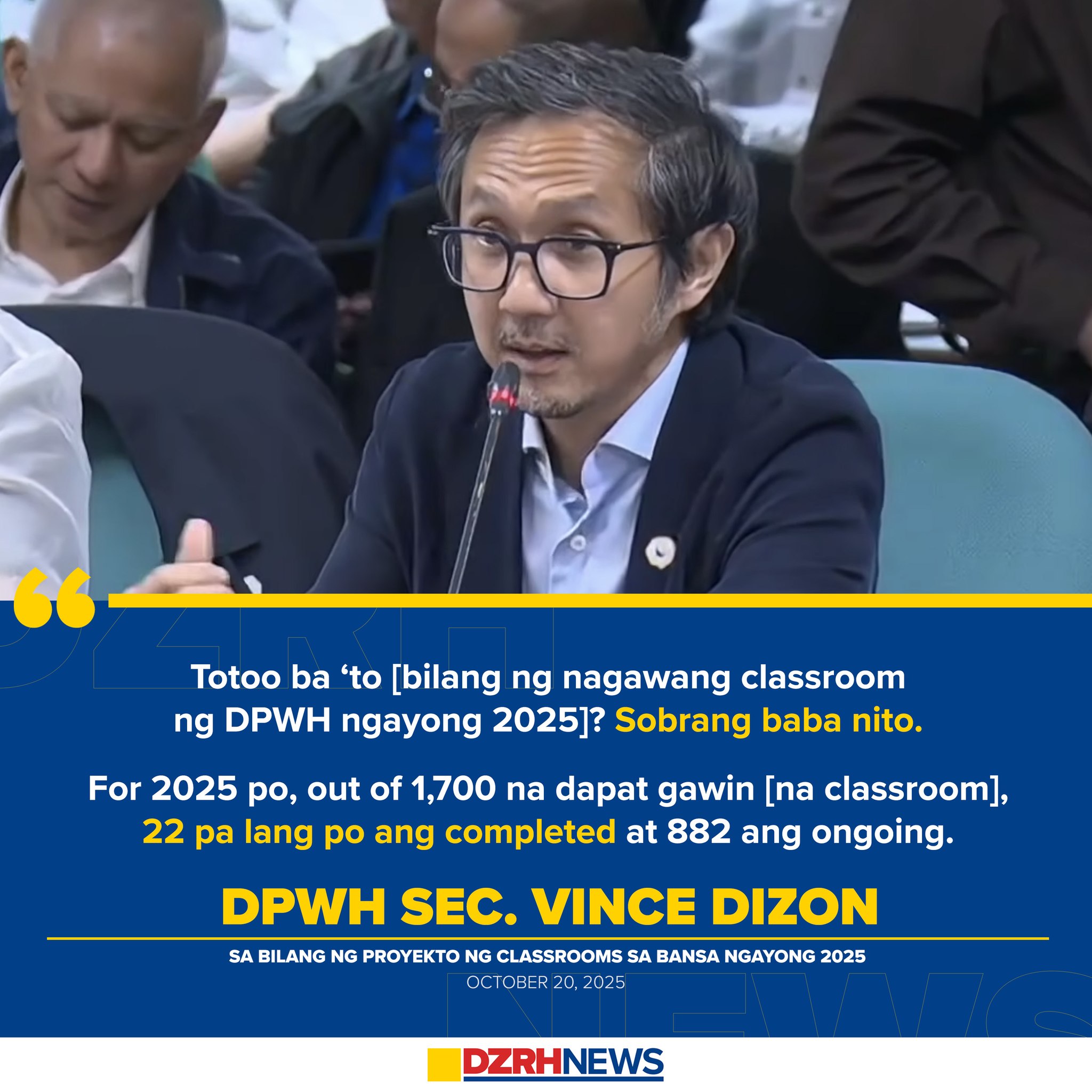 DZRH - ‘SOBRANG BABA NITO’ Hindi makapaniwala si DPWH Secretary Vince ...