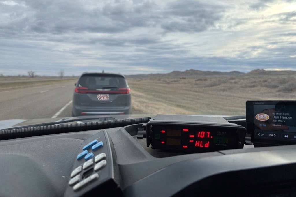 Another reminder to SLOW DOWN! Trooper Zellers clocked this