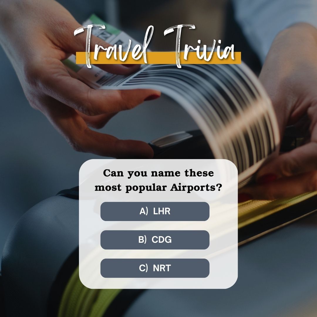 LHR, CDG, and NRT are three... - Park and Preston Travel, LLC | Facebook