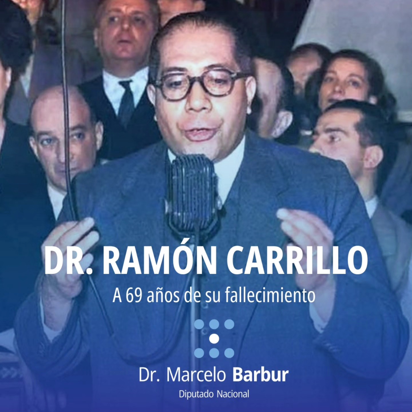 Marcelo - A 69 años de su fallecimiento, honramos al Dr. Ramón Carrillo ...