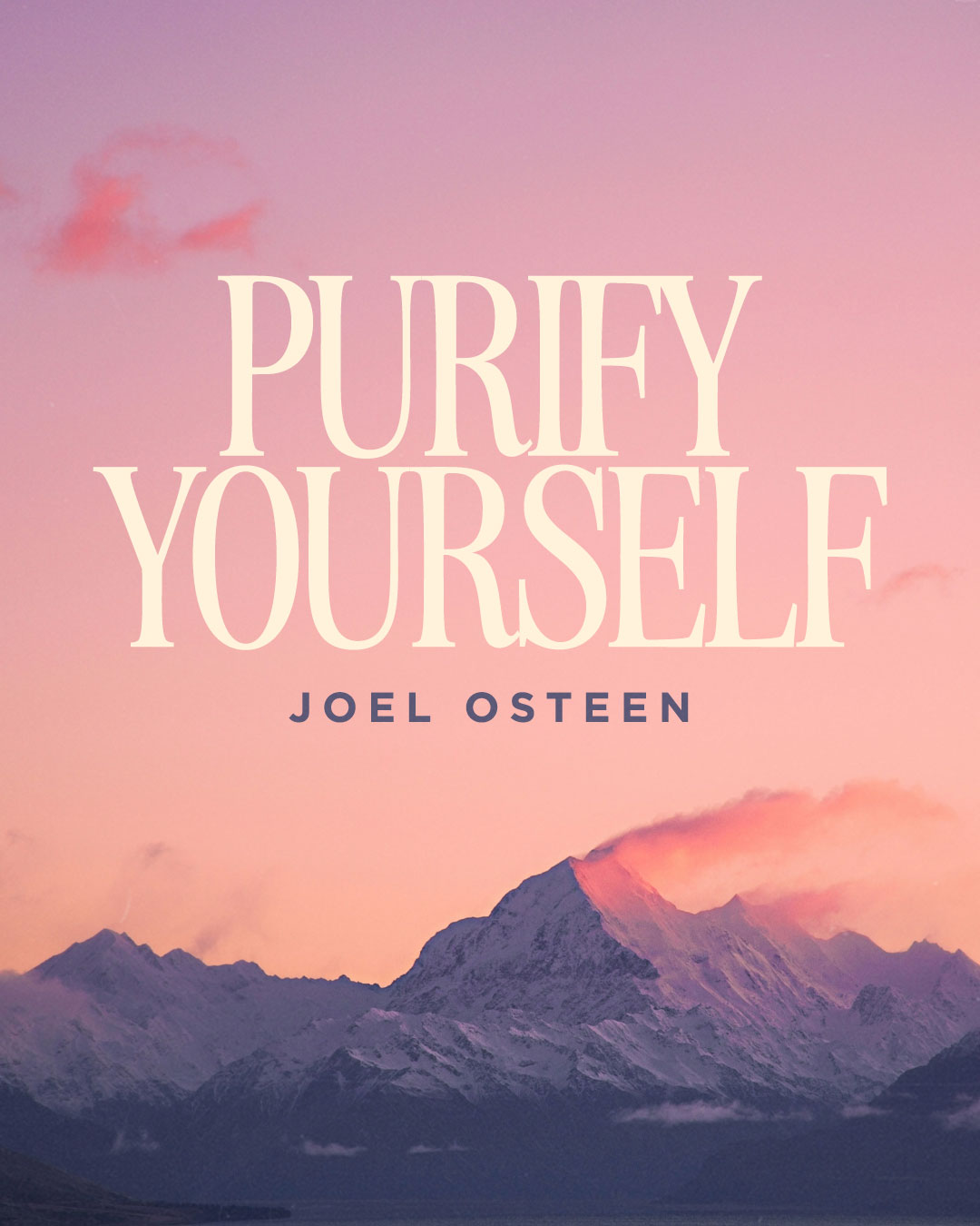 Lakewood Church - PURIFY YOURSELF God is looking for... | Facebook