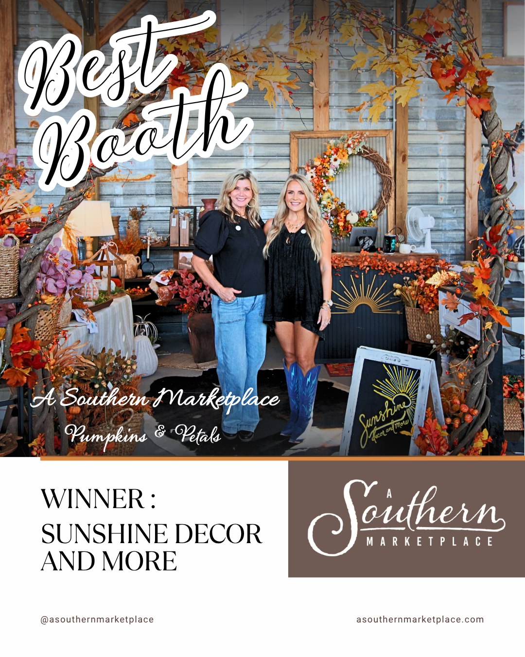 A Southern - 🏆 Best Booth Winner — Pumpkins & Petals 2025! 🏆 A huge ...