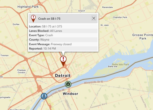 Freeway CLOSED due to a FATAL MVC... - The Detroit Scanner | Facebook