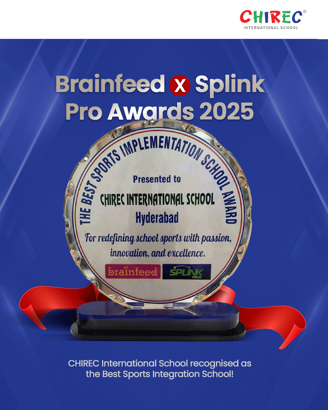 We’re proud to share that CHIREC... - CHIREC International | Facebook