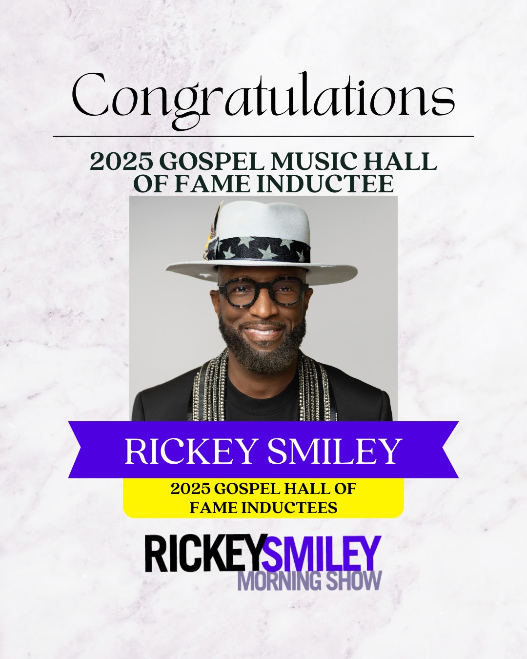 Huge congratulations to... - Rickey Smiley Morning Show | Facebook