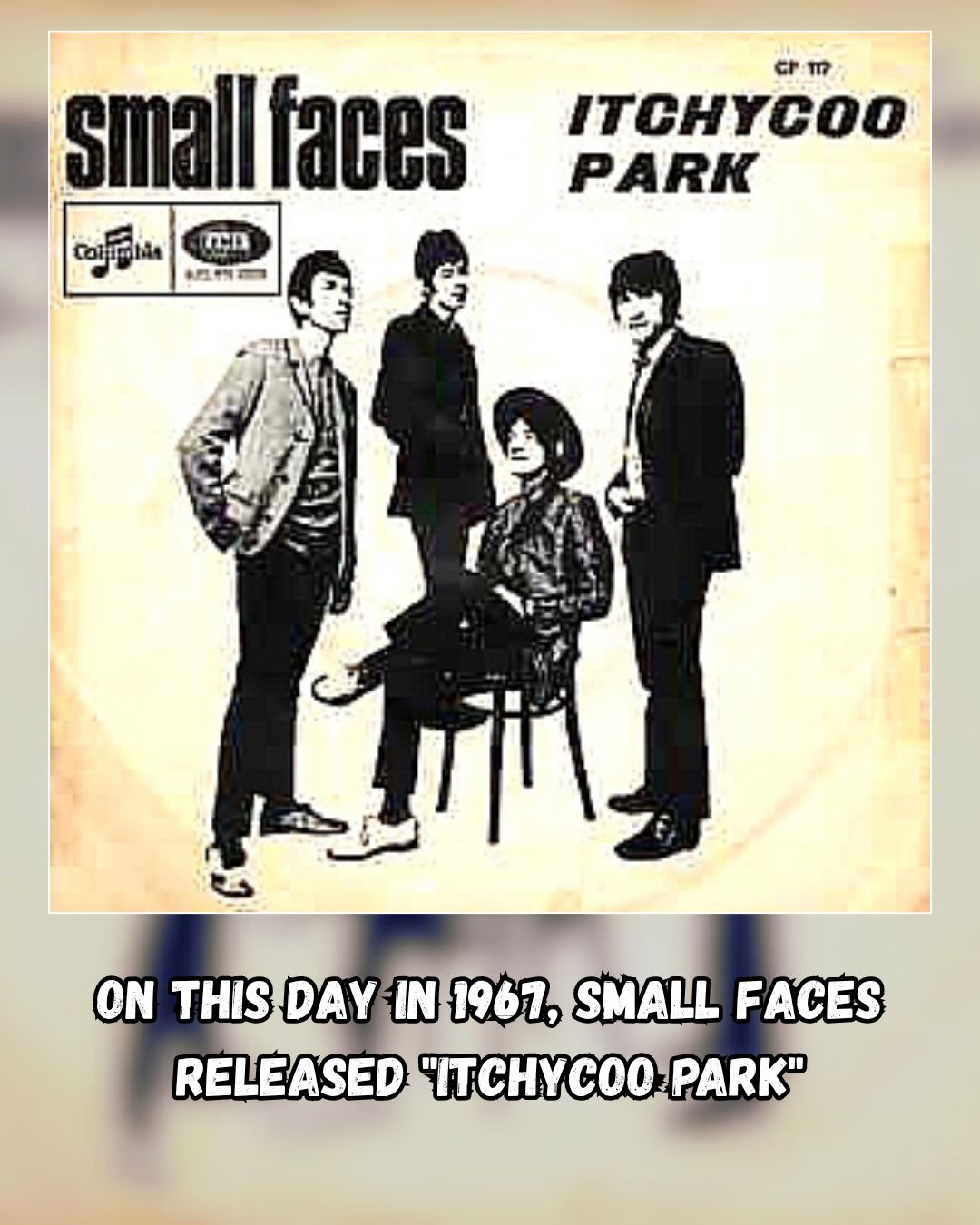 Sharing Itchycoo Park song from 1967