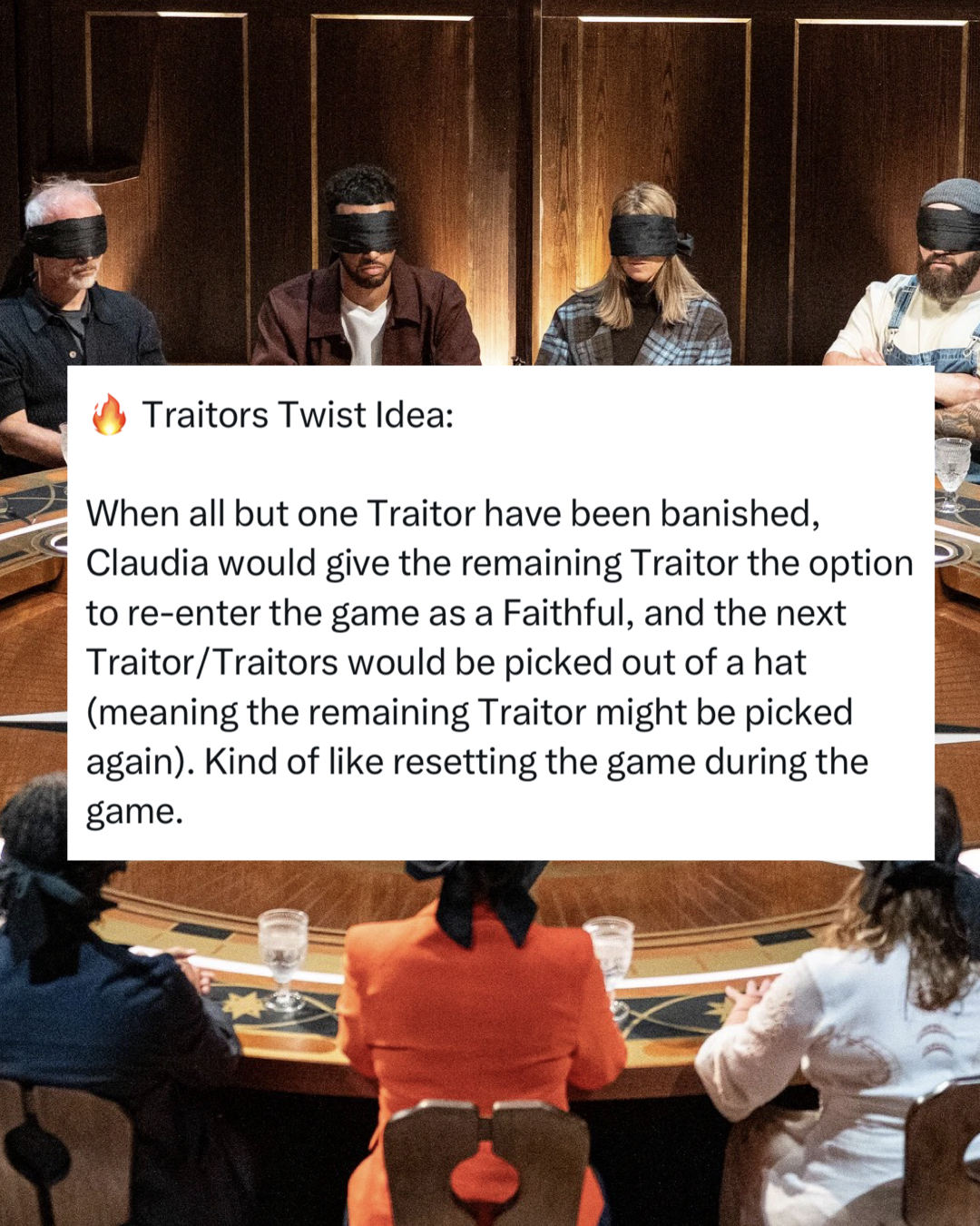 The Traitors HQ - Thoughts? 🤔 Photo: BBC /... | Facebook