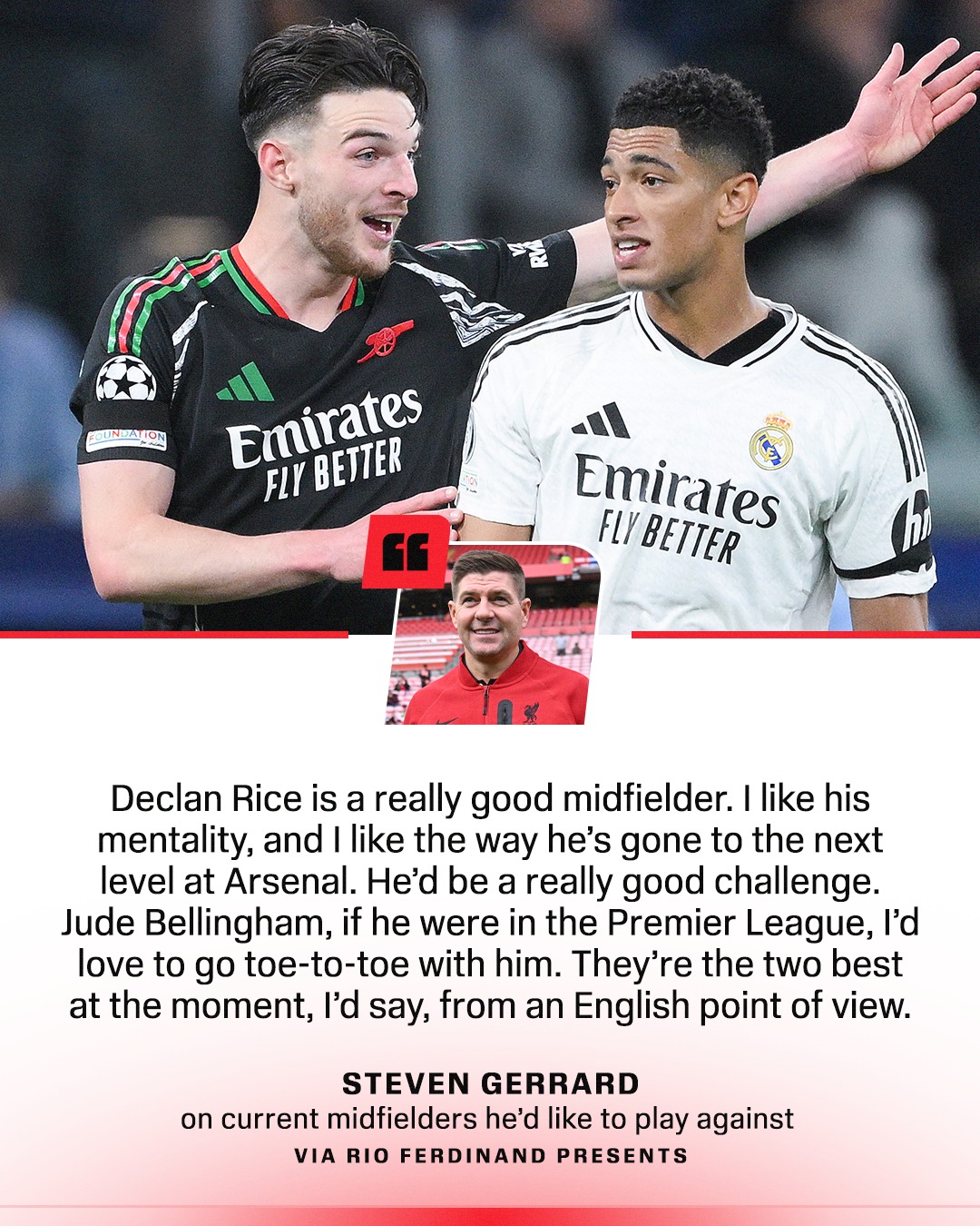 ESPN UK - Steven Gerrard says he would’ve loved to play... | Facebook