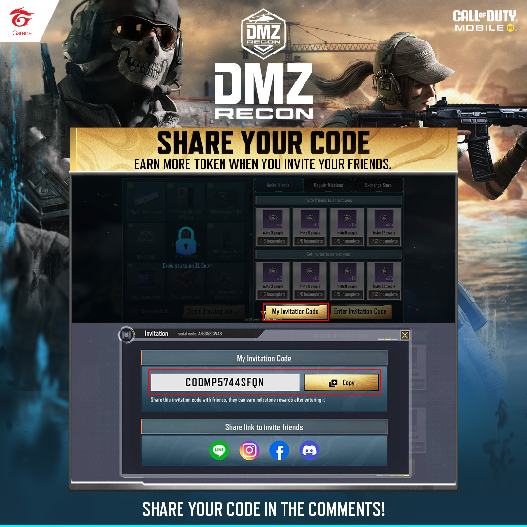 🚁 DMZ: Recon Is Here 📝 Share... - Garena Call of Duty Mobile | Facebook