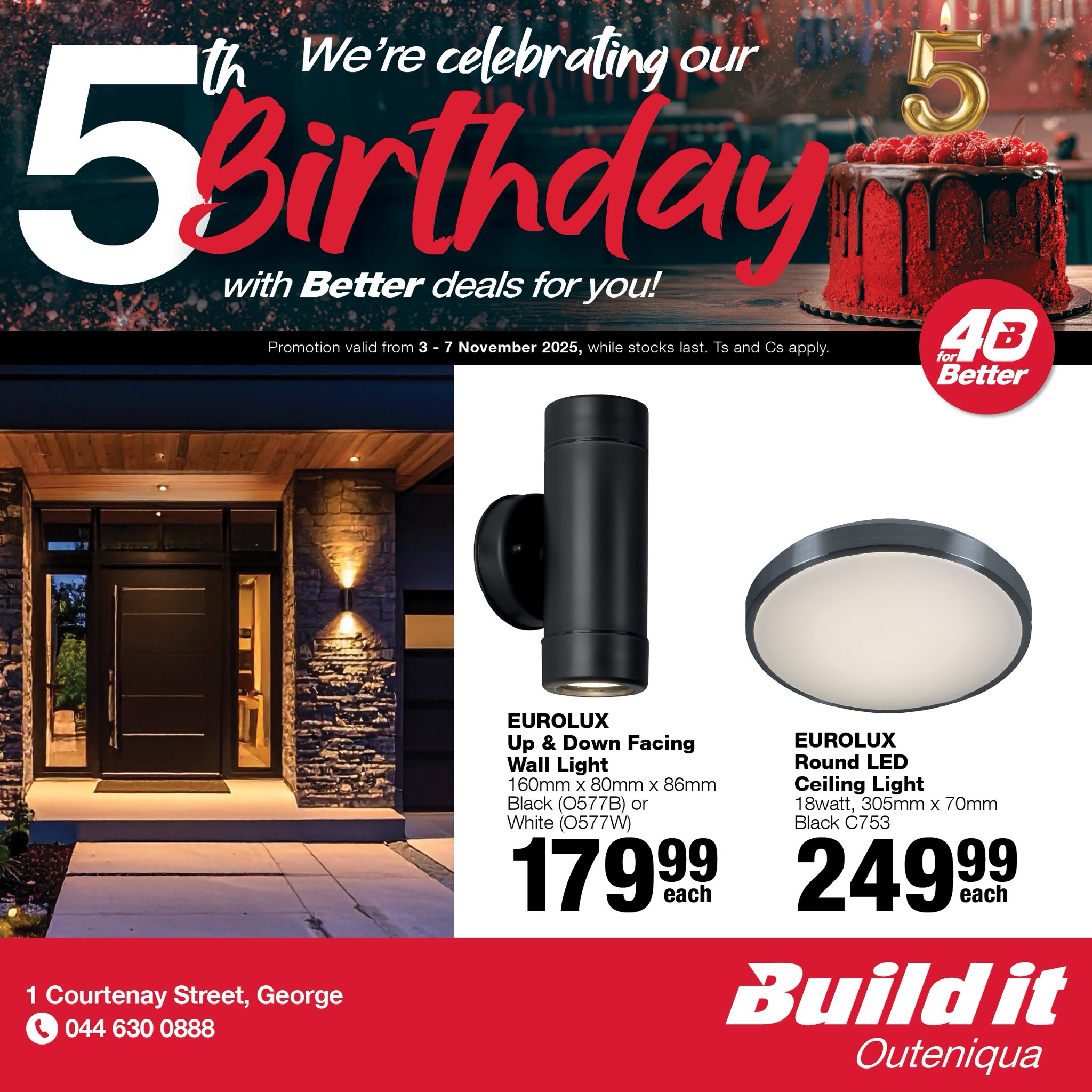 Build - Set your alarms and get ready - Build It Outeniqua turns 5 and ...