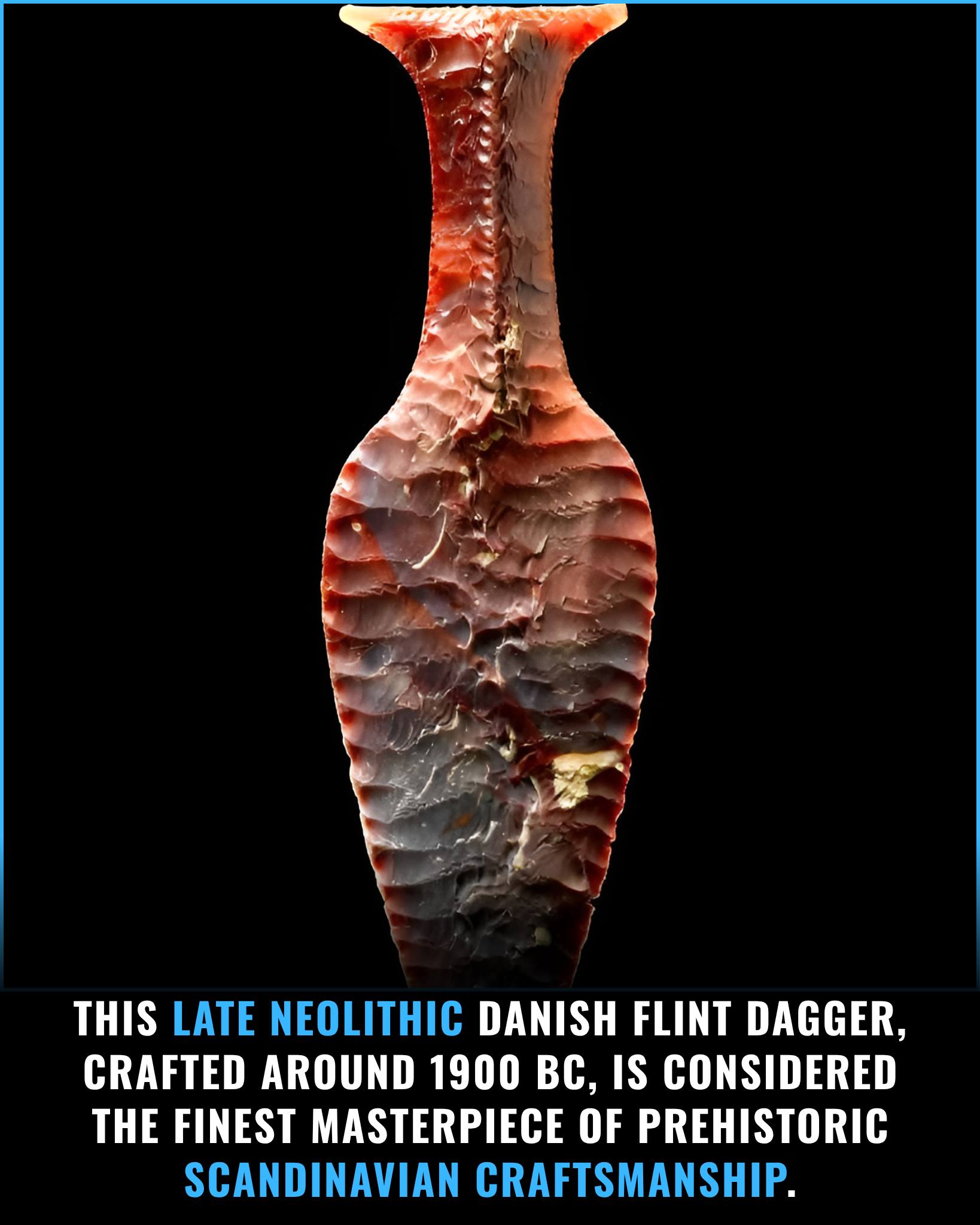 Historical - Unearthed in Hindsgavl, Denmark, this exquisite flint ...