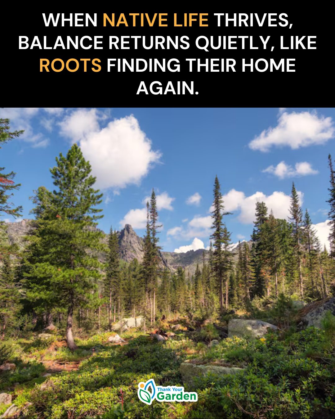 Bringing Nature Home” and “The Living Landscape”