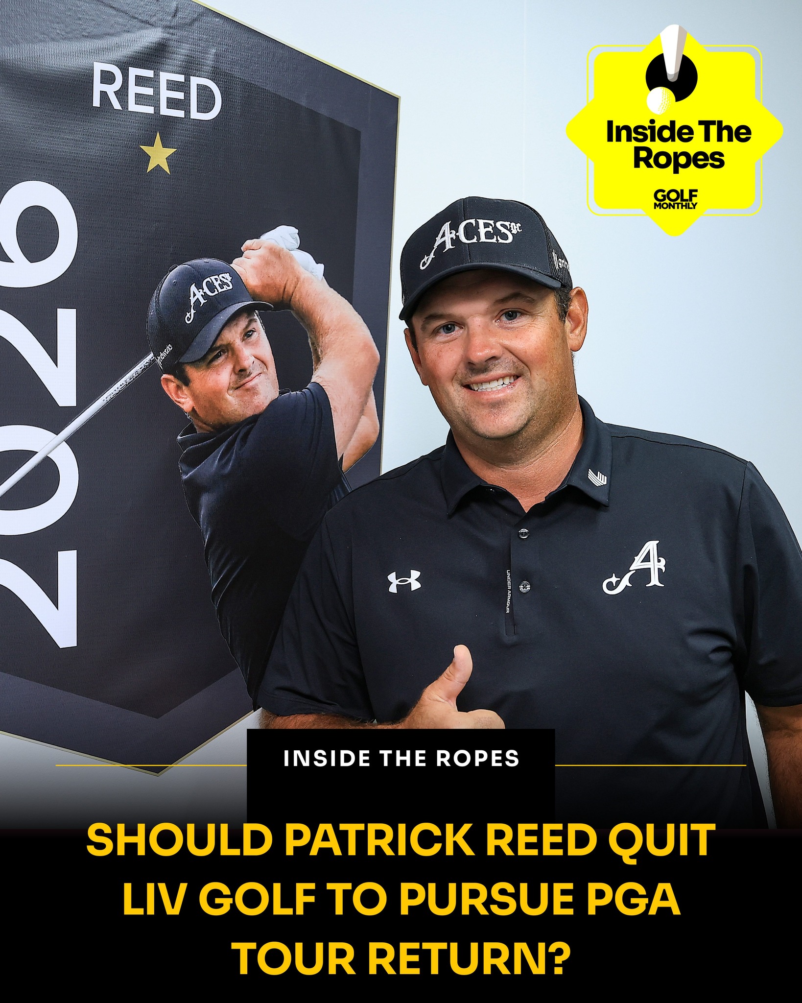 Golf - Patrick Reed revealed he's yet to sign a new contract with LIV ...