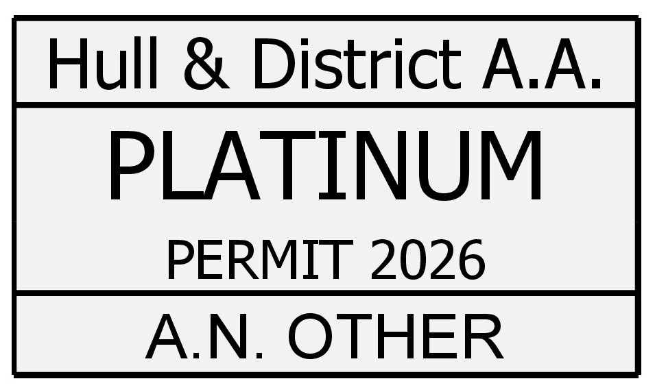 Platinum Permits... - Hull & District Anglers Association | Facebook