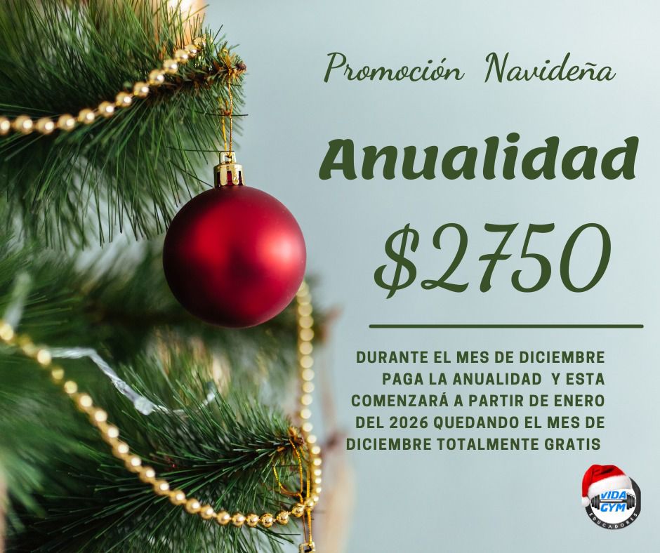 Vida - 🎅 **¡PROMO NAVIDEÑA EN VIDA GYM!** 🎄 ¿Quieres cerrar el año ...