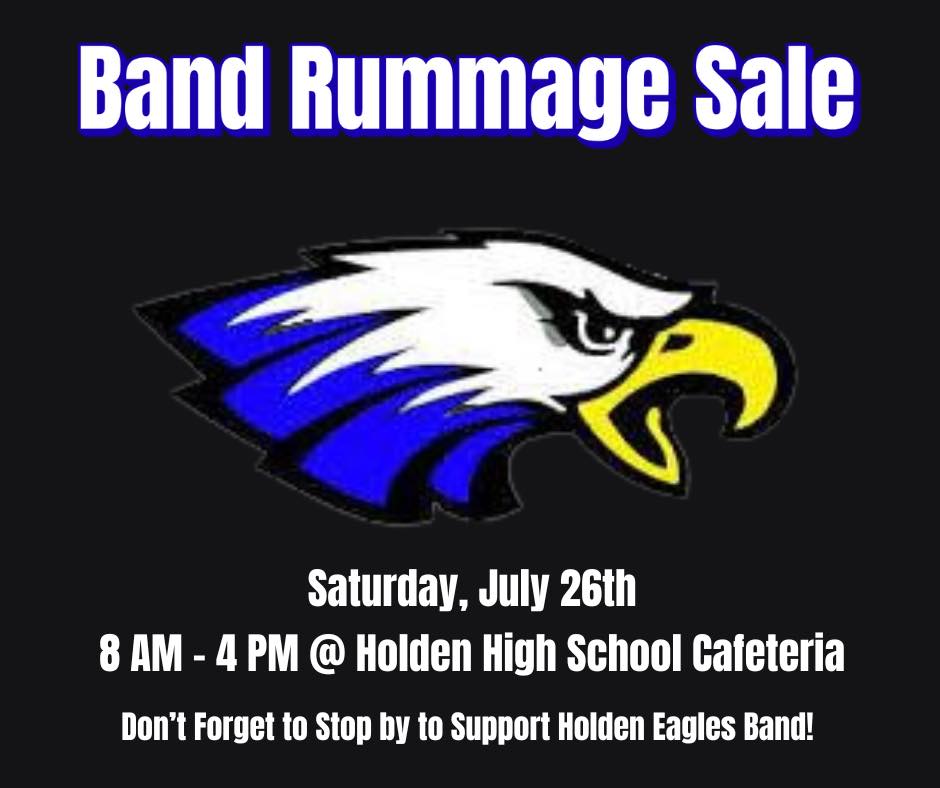 🗓️ Saturday, July 26th: SAVE THE... - Holden High School | Facebook
