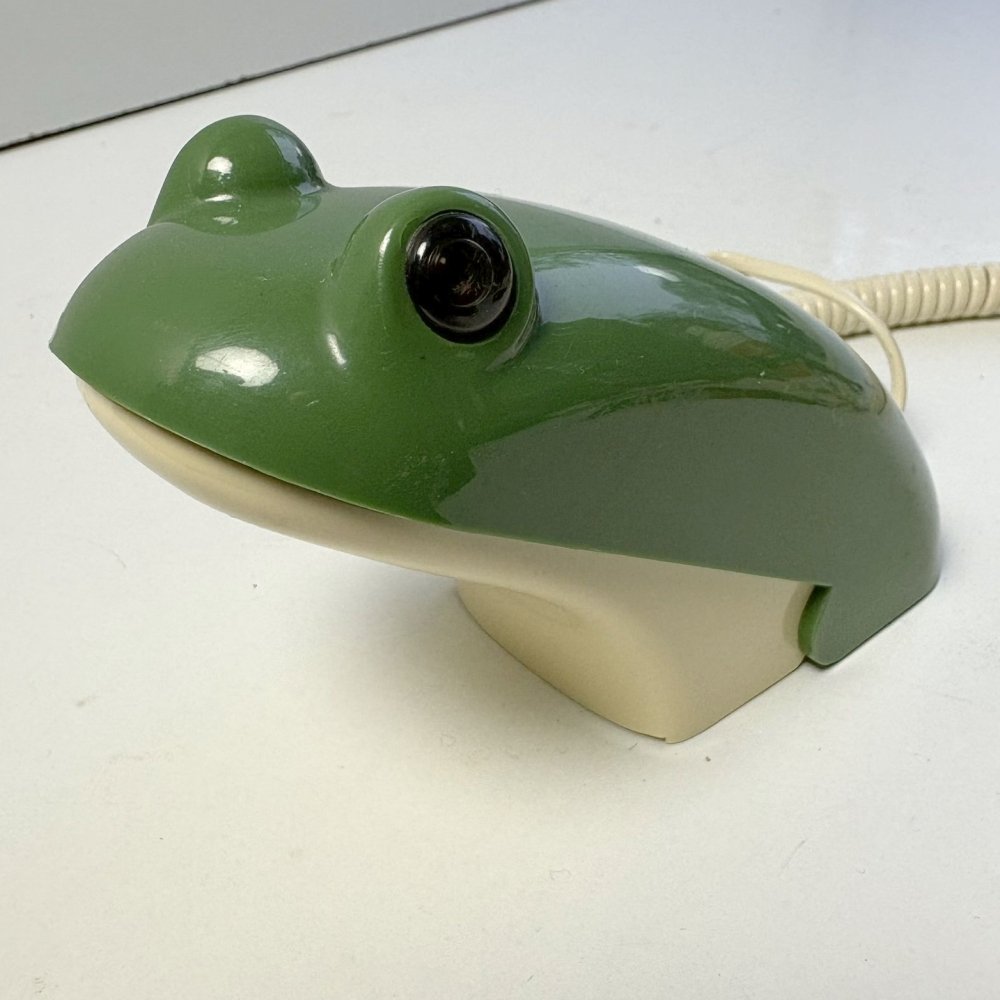 For sale: Frog Flip Phone by David Craft for Crusaders, 1980s