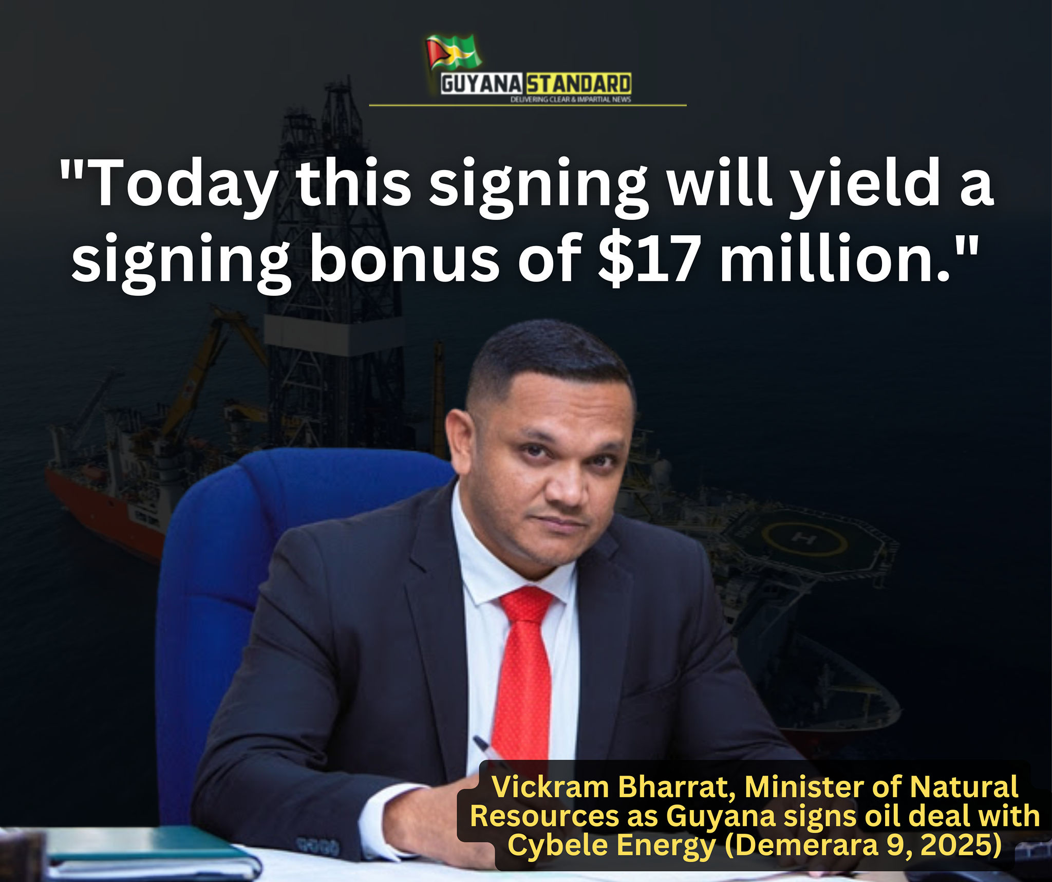 Guyana Standard - Guyana issued the offshore Block S7 to a... | Facebook
