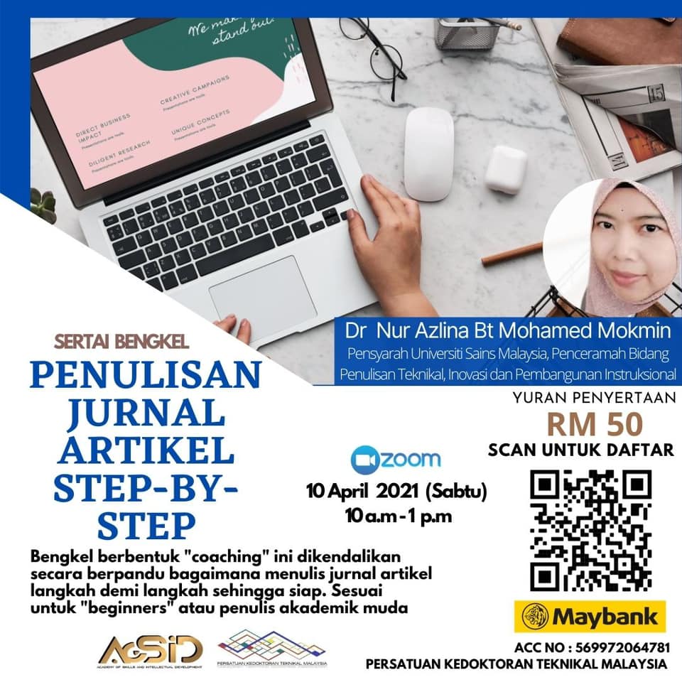 Academy Of Skills And Intellectual Development Bengkel Virtual Penulisan Jurnal Artikel Step By Step Mari Sertai Kami Dalam Bengkel Penulisan Jurnal Artikel Langkah Demi Langkah Bersama Dengan Penceramah Hebat Dr Nur