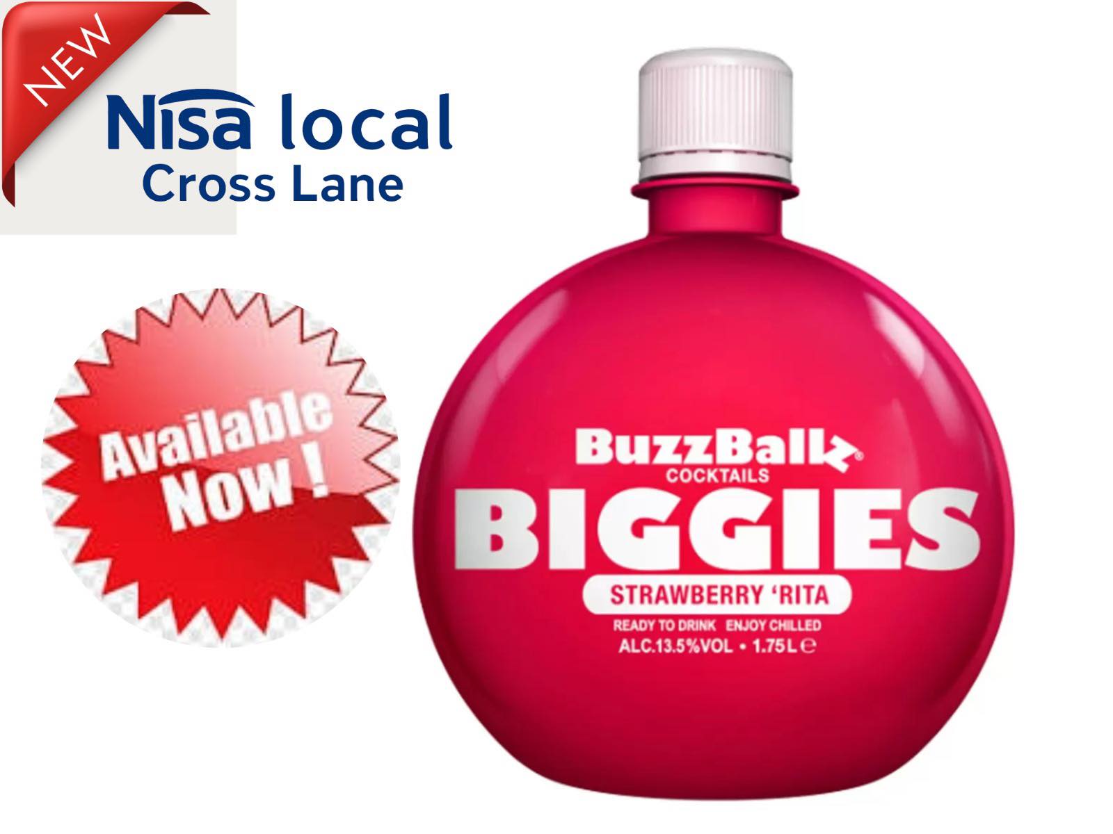 🍓 New Arrival Alert! 🍓 BuzzBallz Strawberry 'Rita (1.75L) now