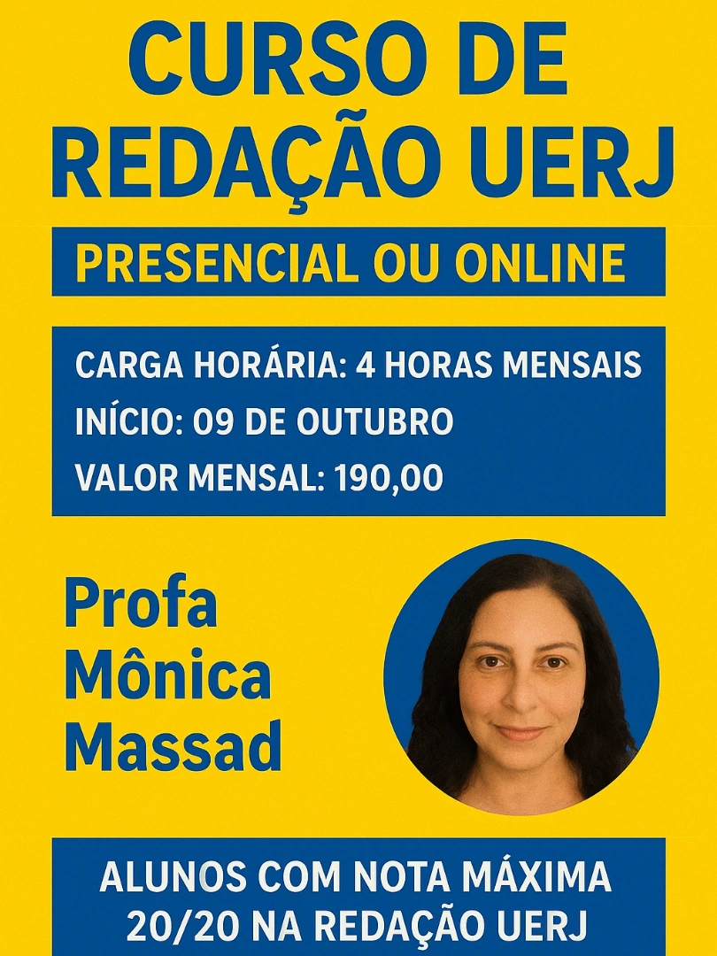 Academia de Português e Redação- Profa Mônica Massad - Que tal receber ...