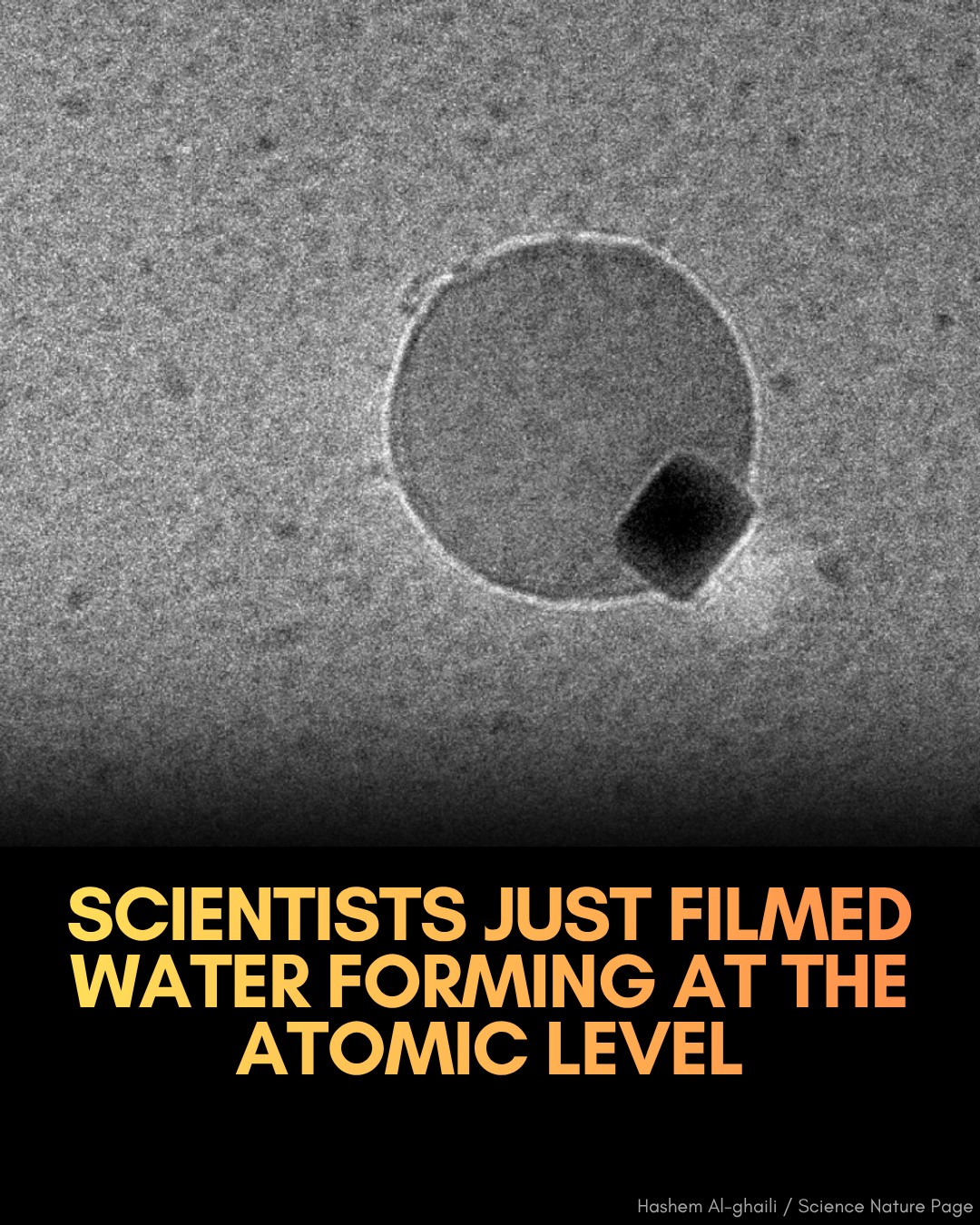 Science Squad | Scientists filmed hydrogen and oxygen forming water at ...