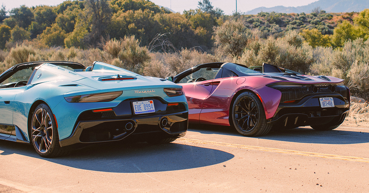 Road - Maserati MCPura Cielo vs. McLaren Artura Spider: Which