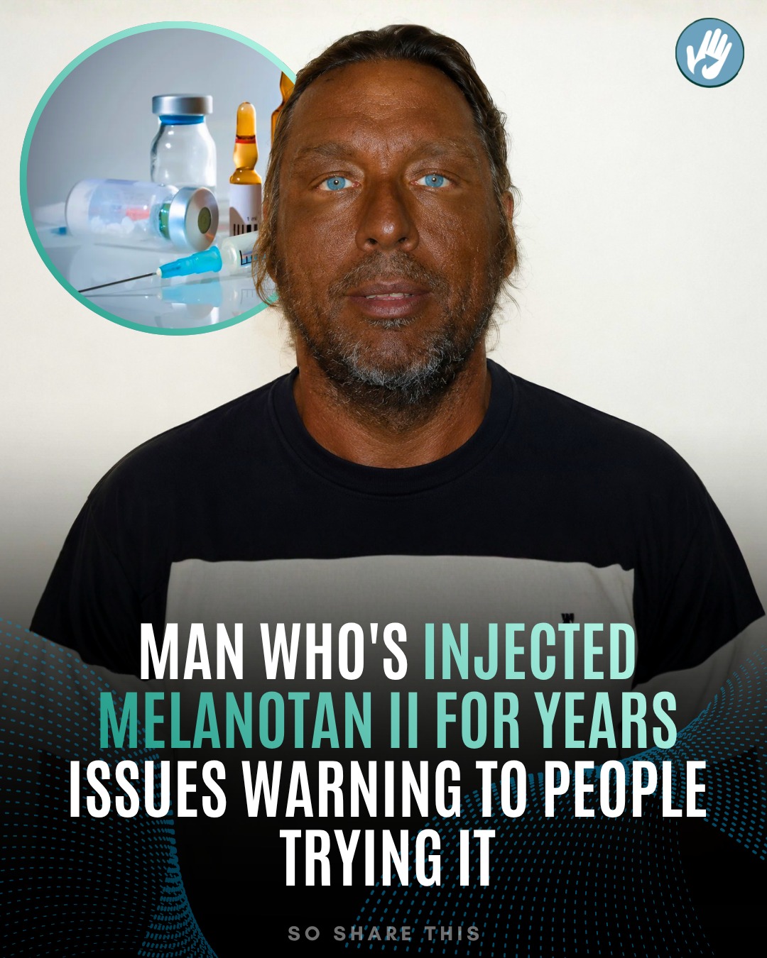 Years of injecting Melanotan II taught one man a lesson he now wants others to hear. His warning urges people to think before risking their health for a faster tan. No appearance