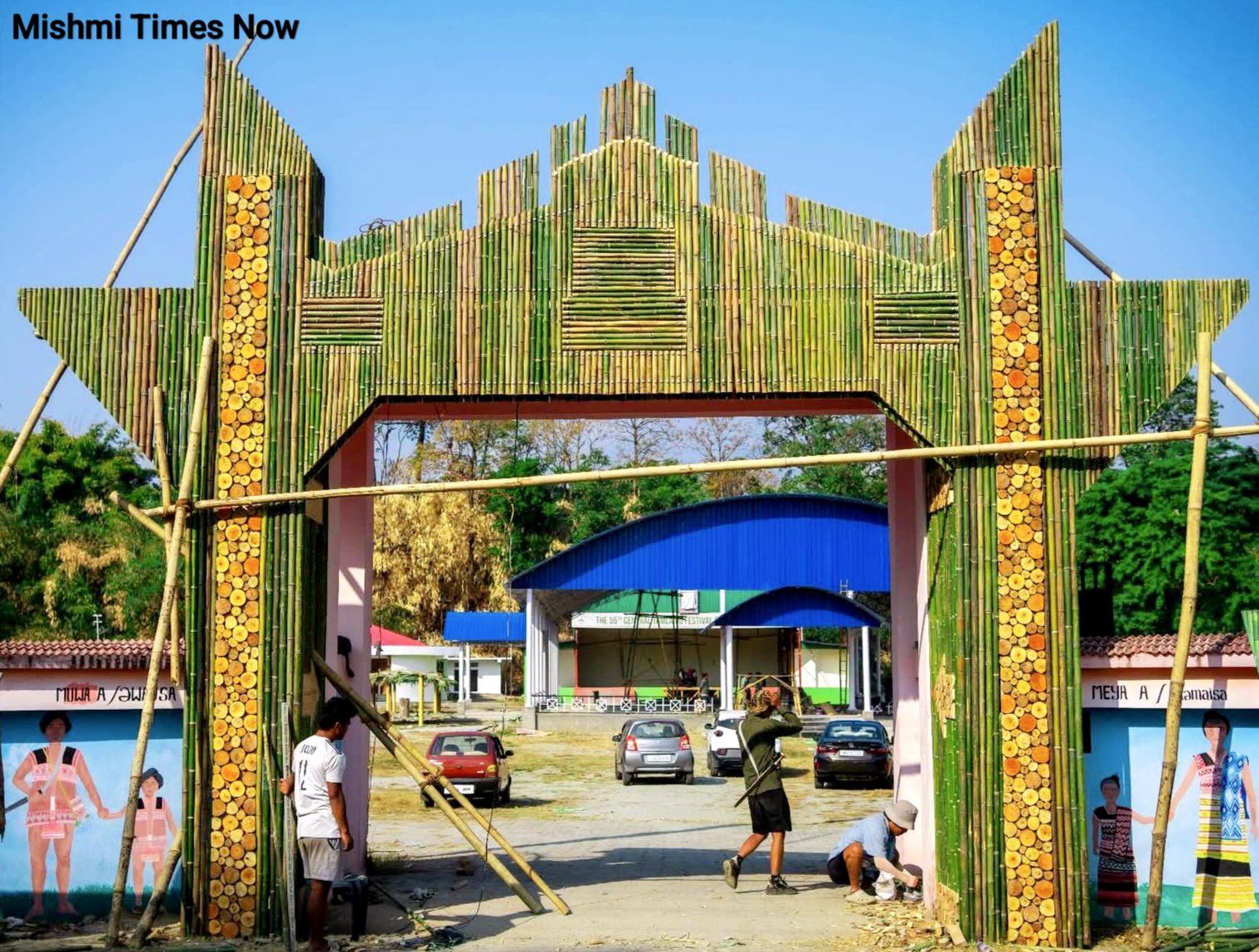 Mishmi - Grand Bamboo Gateway Sets Stage for 56th Central Tamladu ...