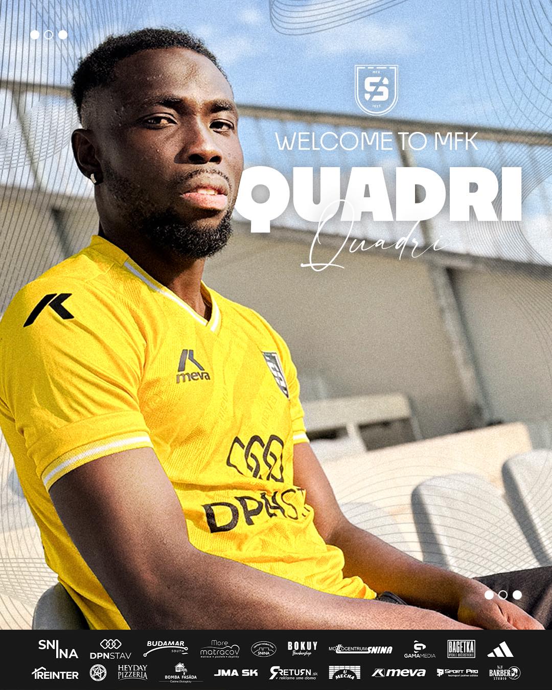 MFK - 🏻 PRESTUP | Prvou letnou posilou je nigérijský stredopoliar ...