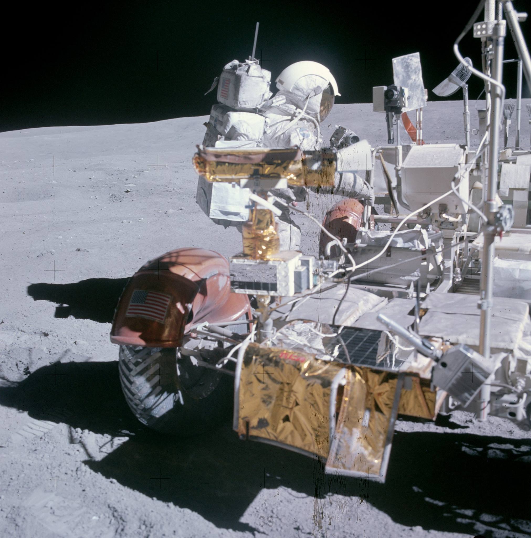 Apollo - From the Apollo 16 Image Library AS16-114-18453 The front of ...
