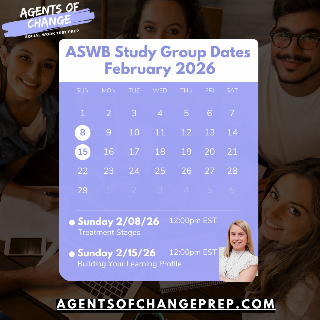 Agents of Change - Social Work Test Prep - Group (LMSW/LSW/LCSW Exams ...