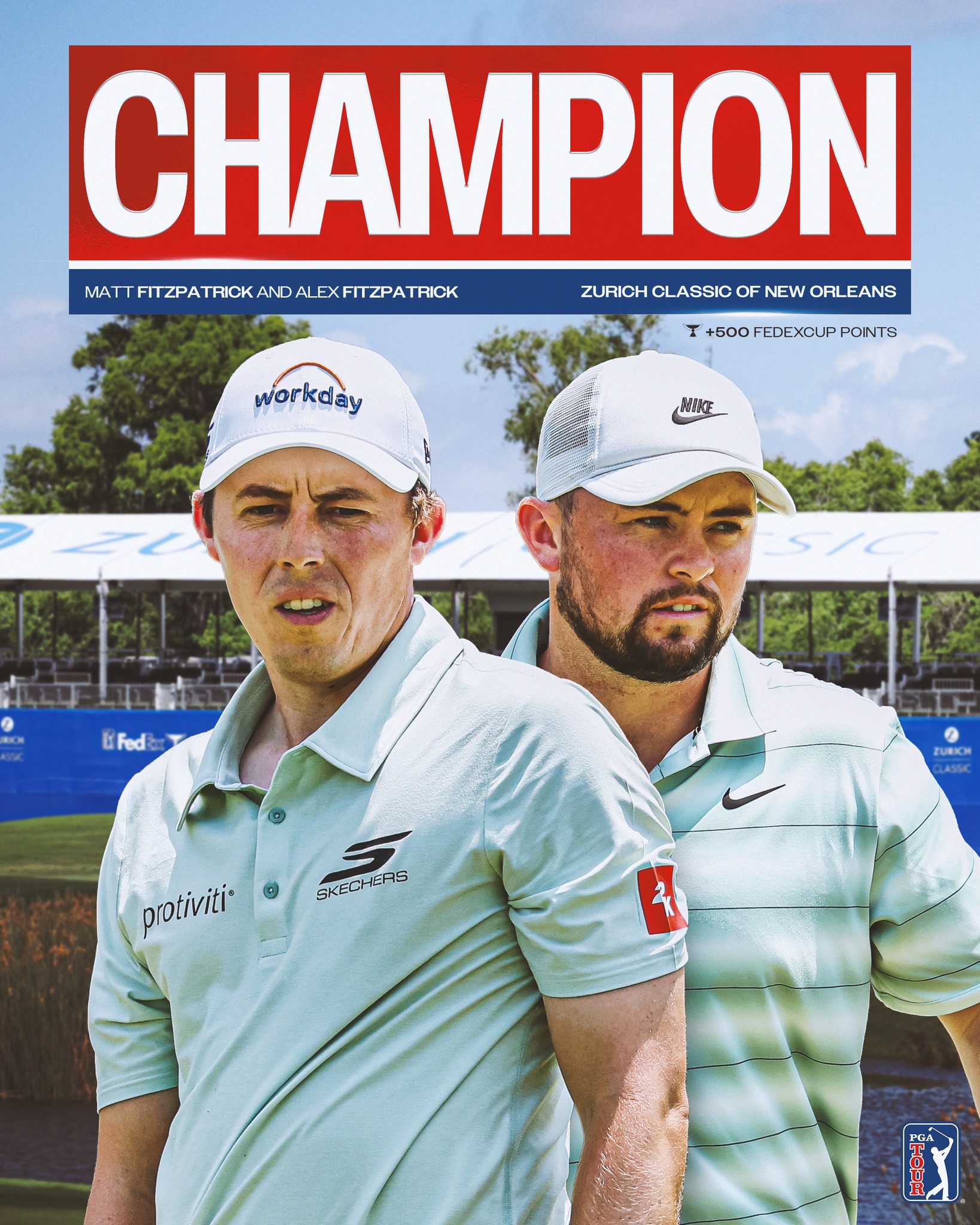 The brothers are champions in the bayou 🏆 Matt and Alex