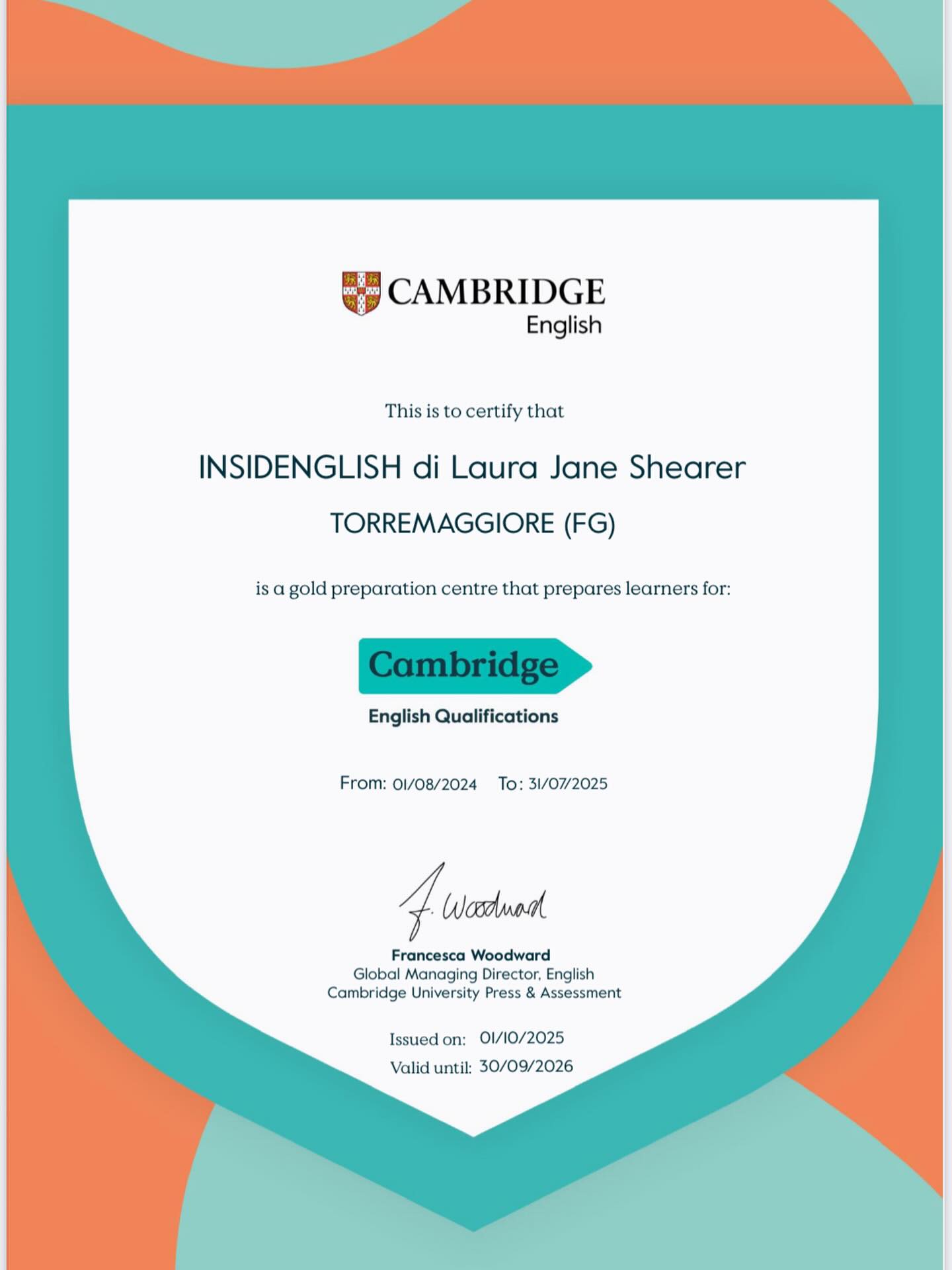 Insidenglish, - Da tanti anni Insidenglish è un Preparation Centre Gold ...