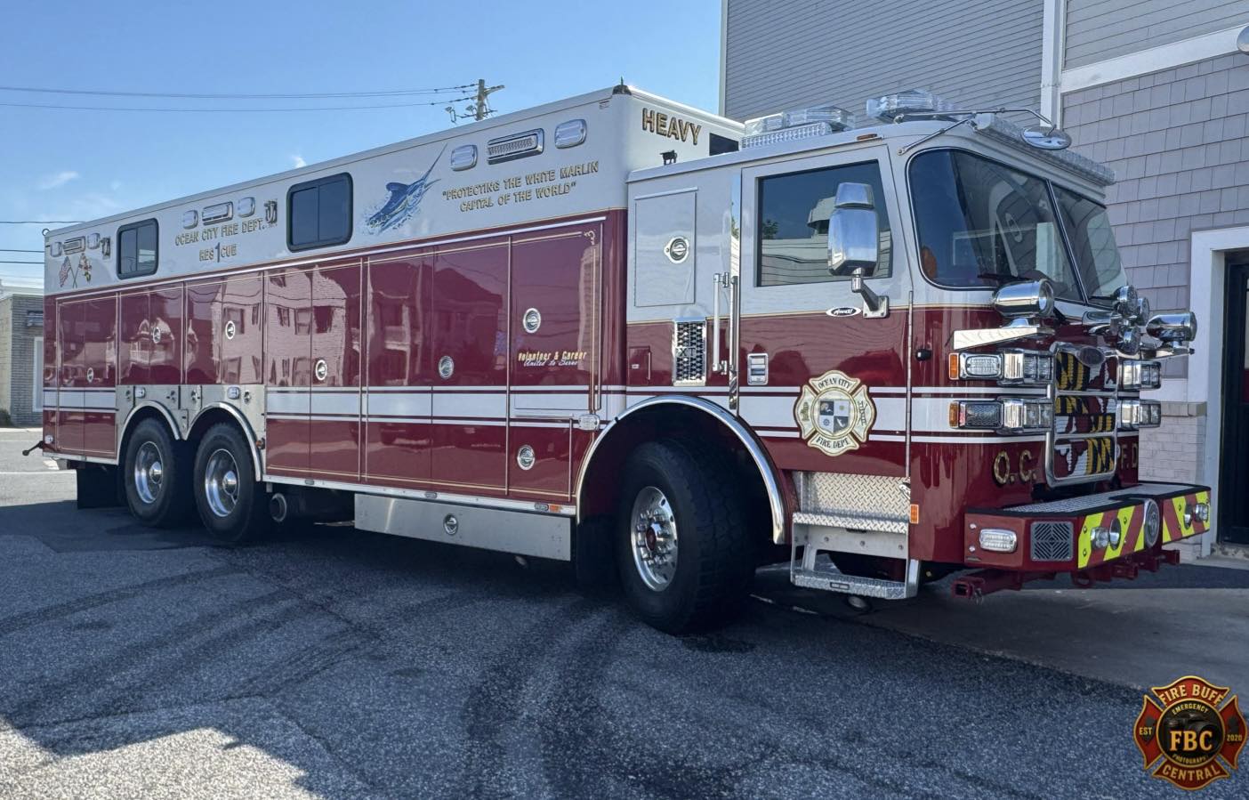 Firebuffcentral - Ocean City Fire Department Heavy Rescue 1 ——— Credits ...