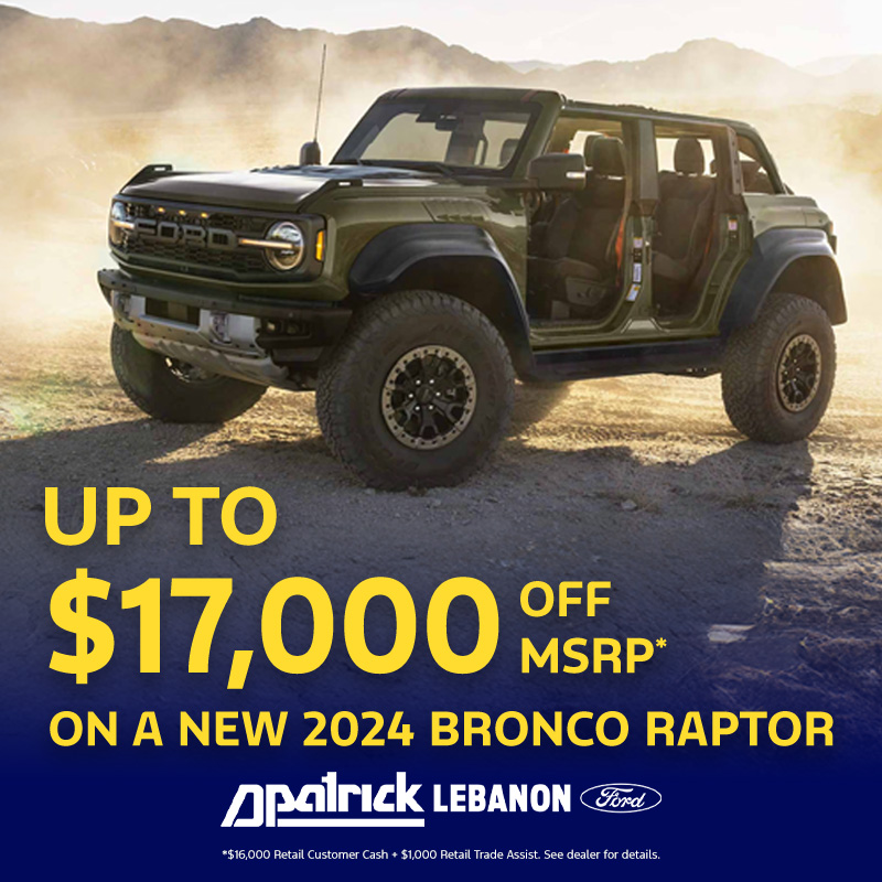 D-Patrick - 🔥 The Bronco Raptor deal you’ve been waiting for is HERE! 🔥 ...