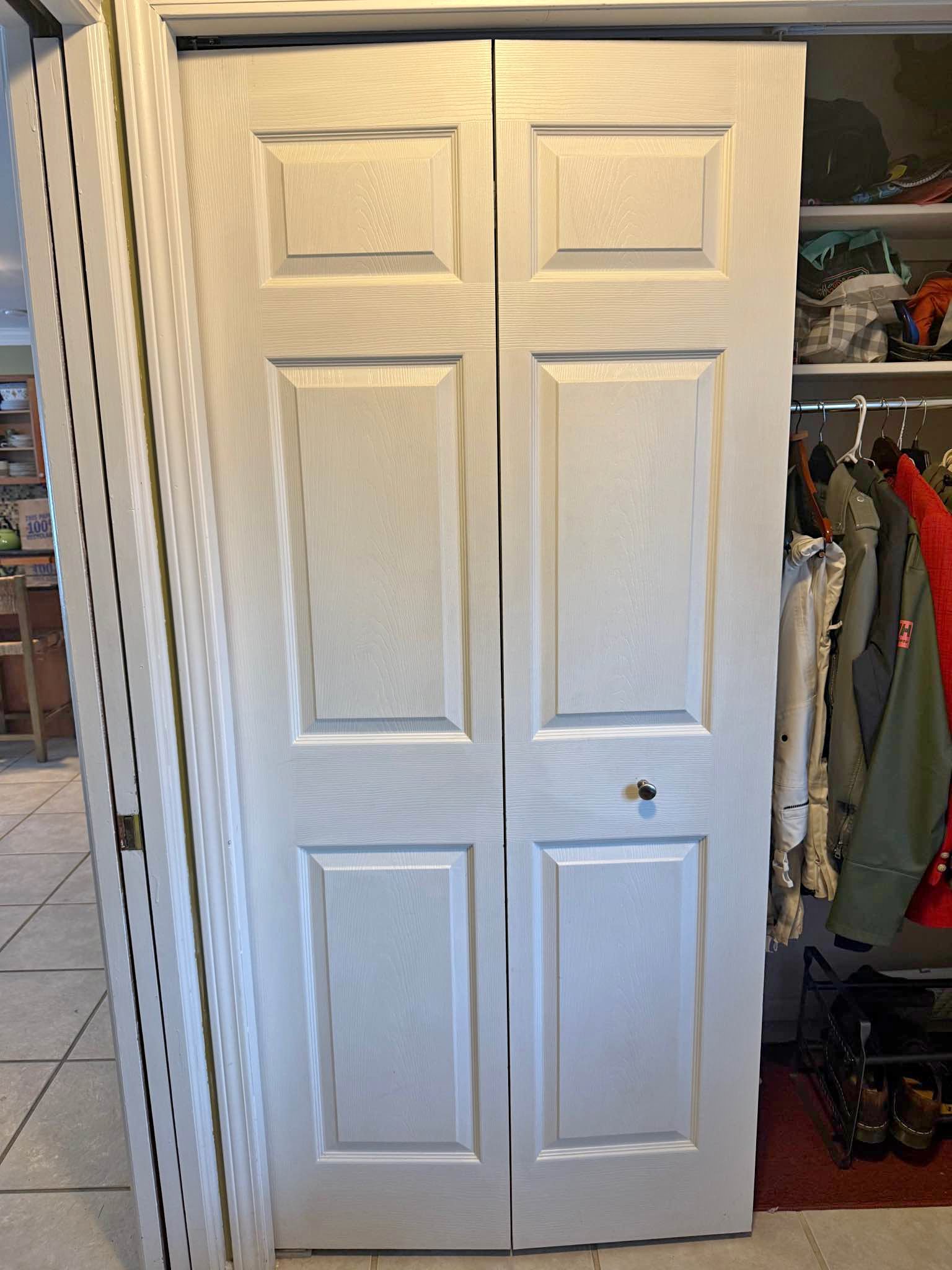 Bifold closet doors - Closet Organizers - Clarkston, Michigan