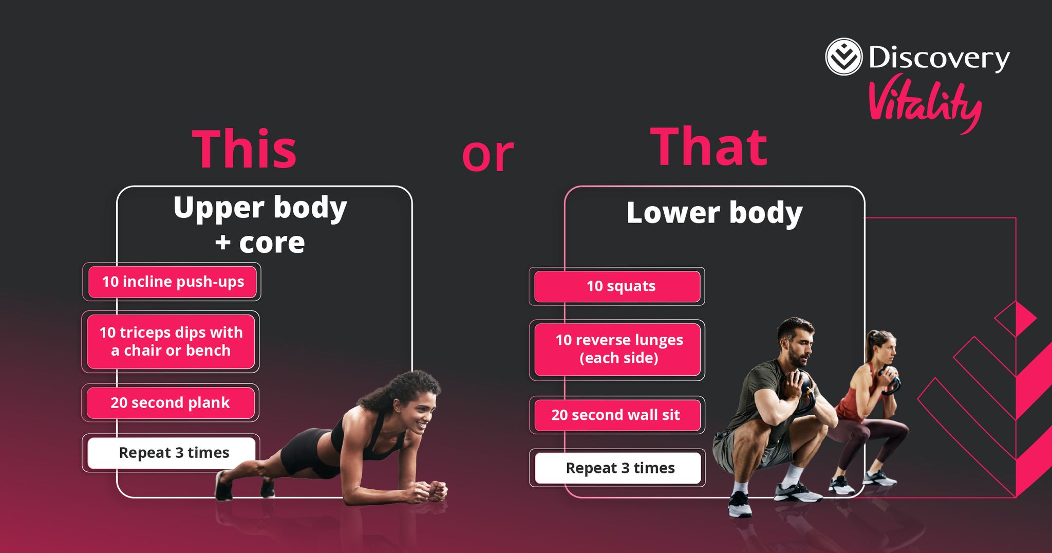 exercise increases dsip No time for a long workout? No stress. It's #FitnessFriday, so let's do a few quick strength snacks. 😋💪 Pick one (or do both if you're feeling motivated) and share your choice Where Can I Get Pack Size:3 bottles GPromo