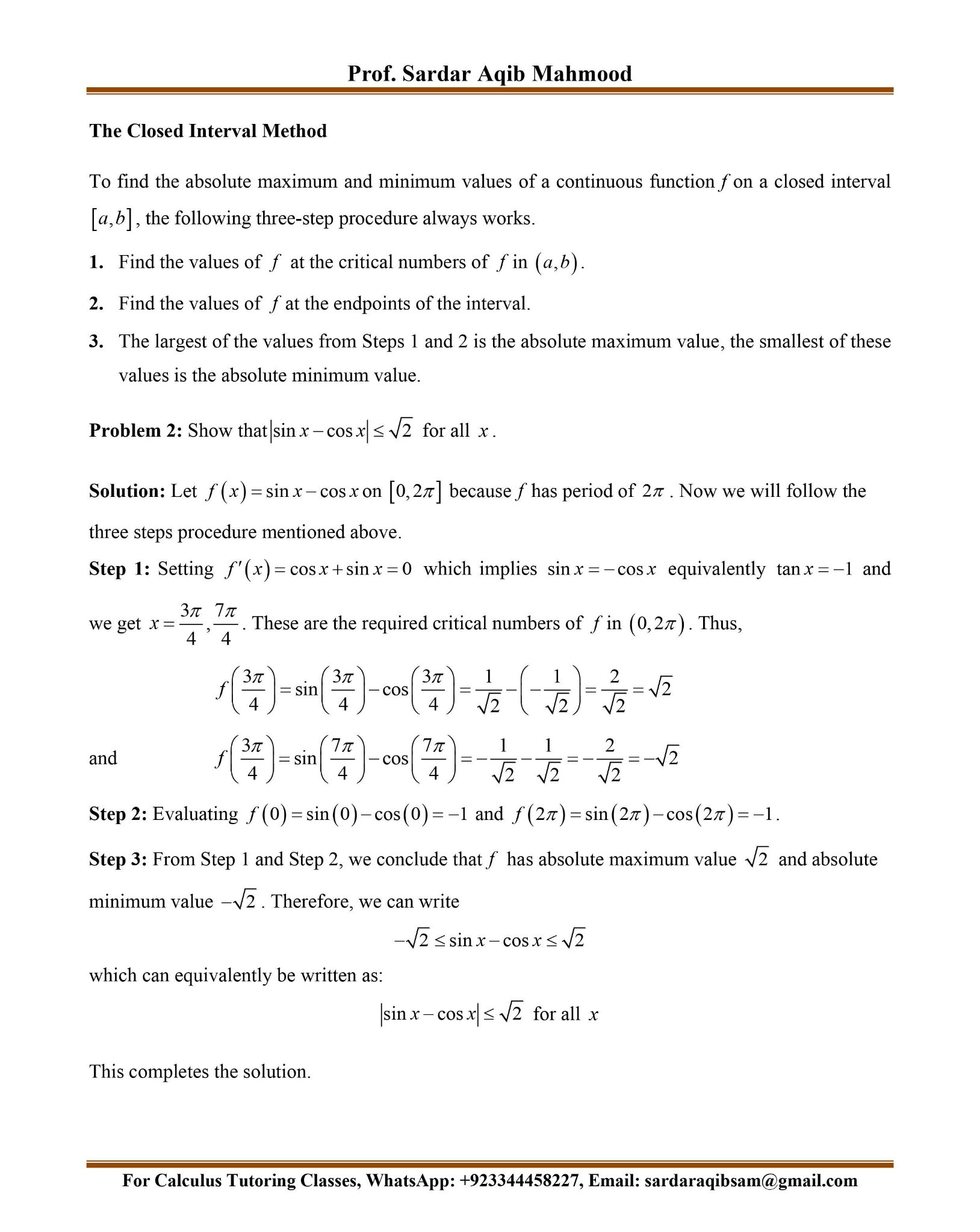 Calculus Tutor - Calculus Tutor added a new photo.