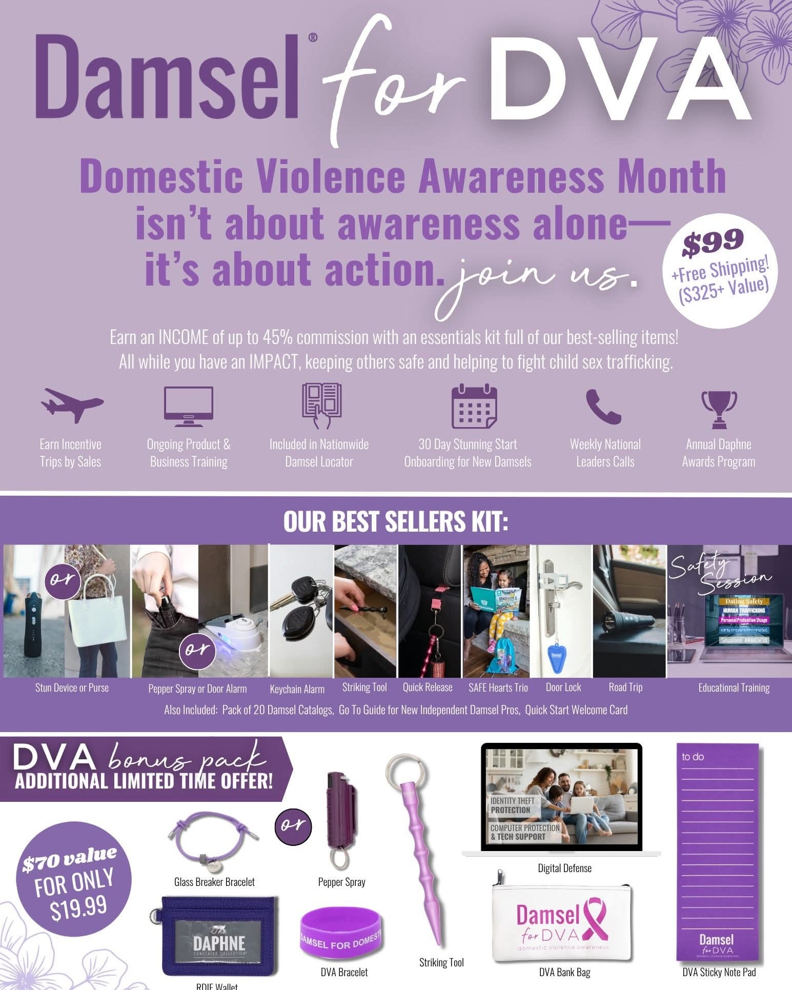 The Damsel - 💜 October is Domestic Violence Awareness Month 💜 Every ...