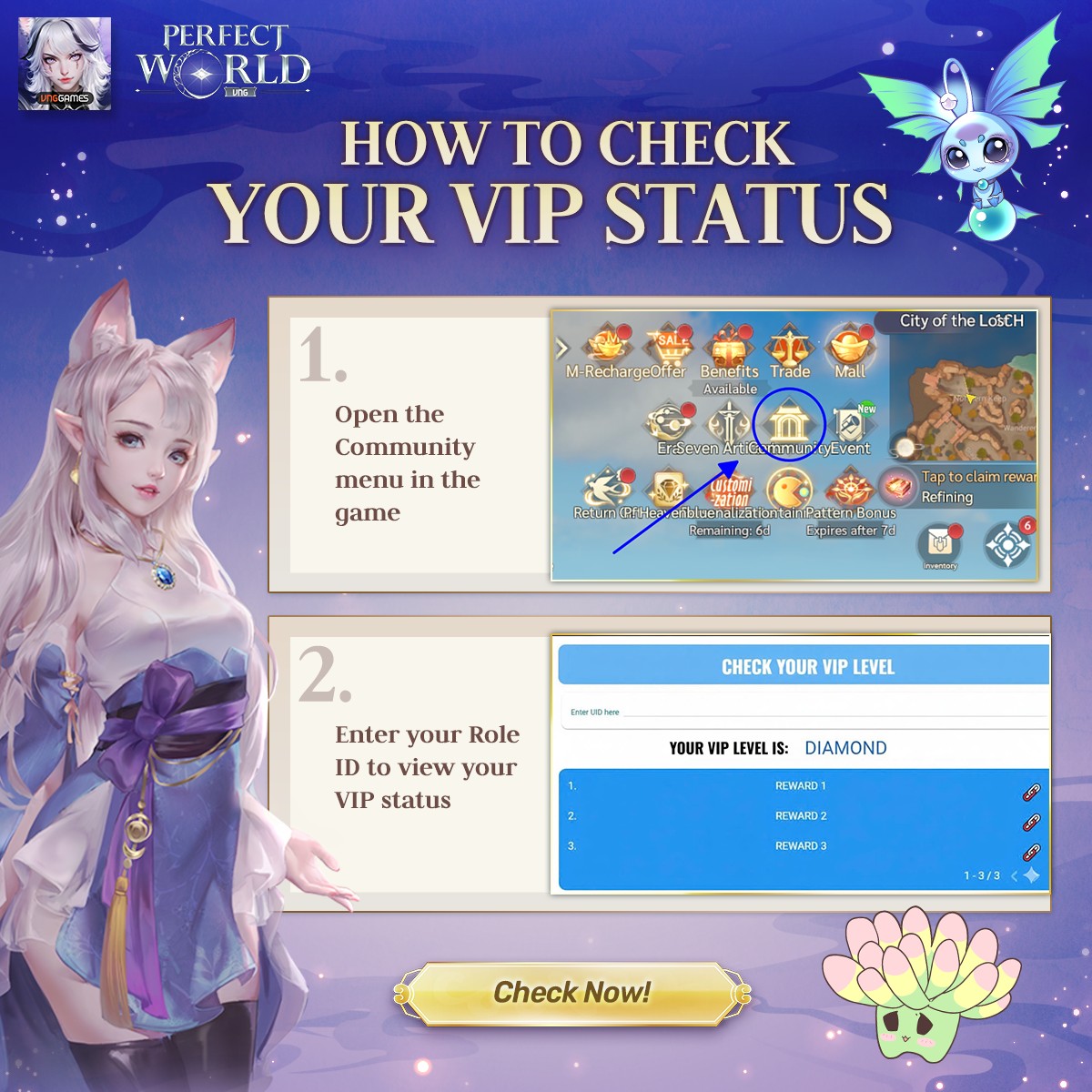 🎁 How to Check Your VIP... - Perfect World VNG - Fly with me | Facebook