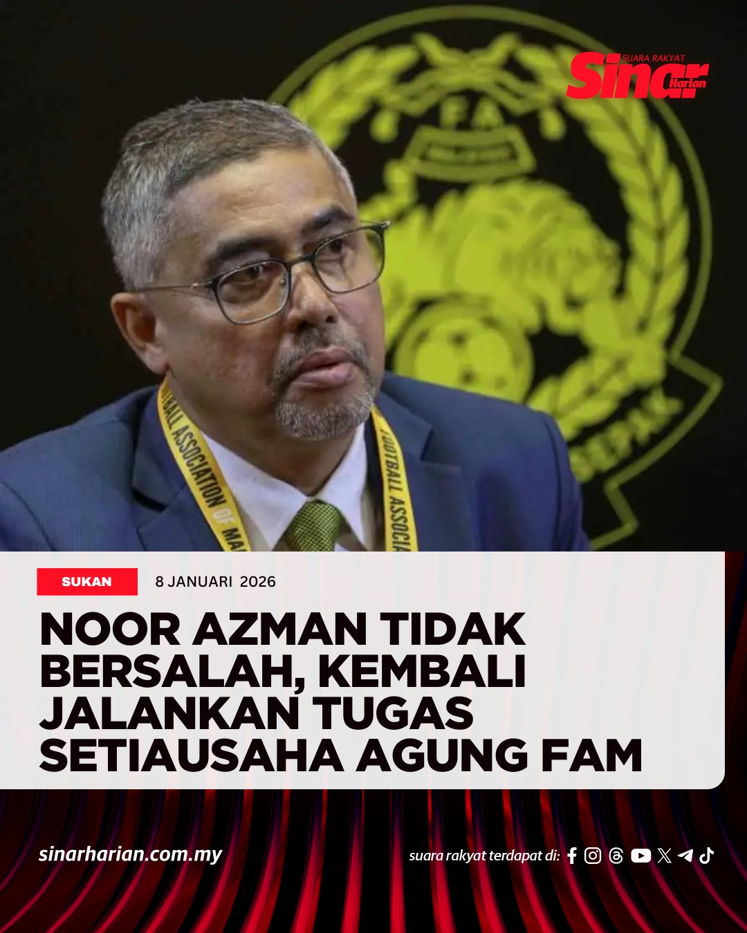 Sinar - Datuk Noor Azman Rahman kembali menjalankan tugas sebagai ...