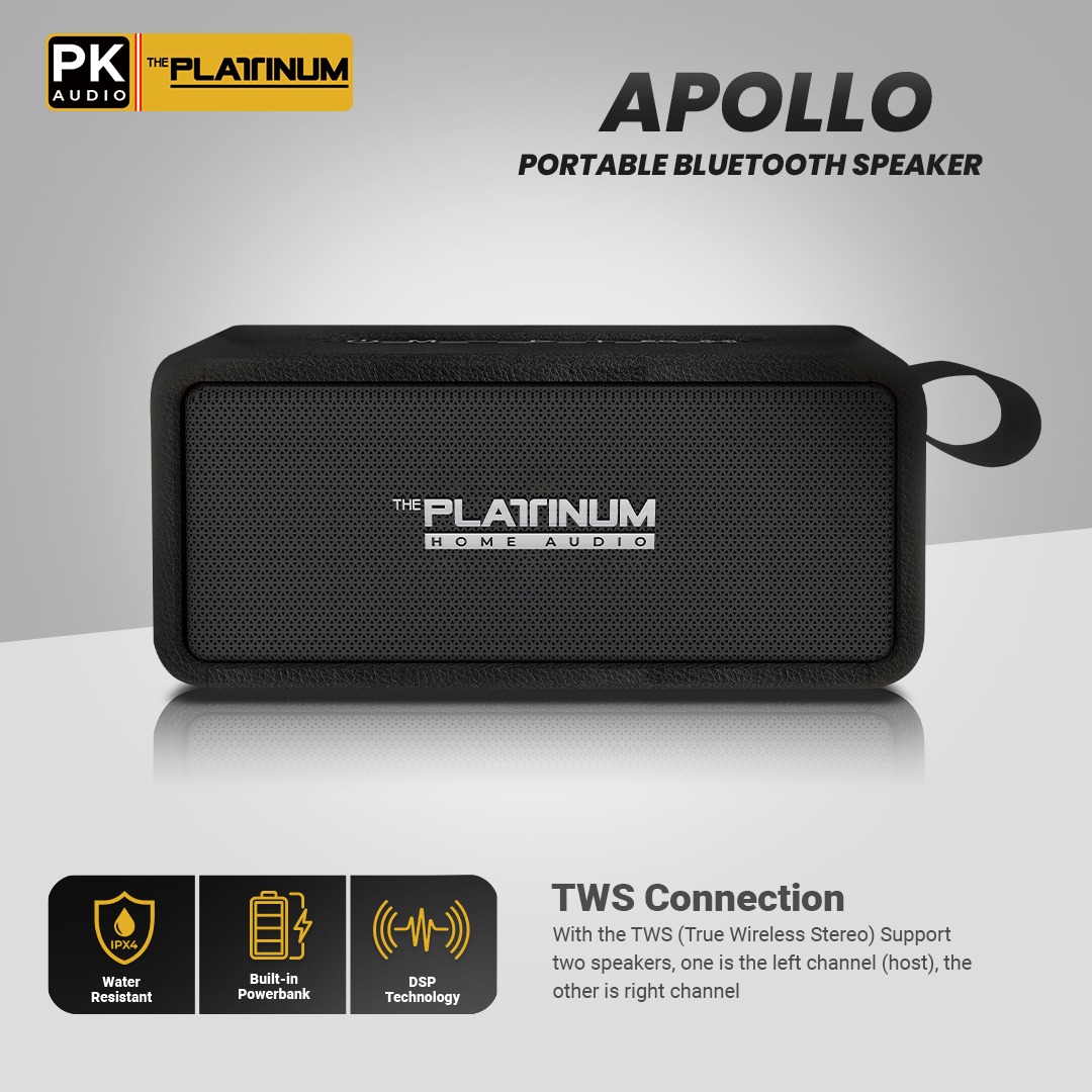 Platinum - The APOLLO Portable Bluetooth Speaker is built for everyday ...