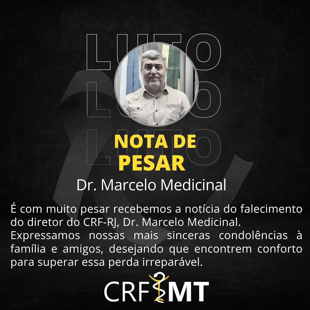 Conselho - Nota de Pesar O Conselho Regional de Farmácia de Mato Grosso ...