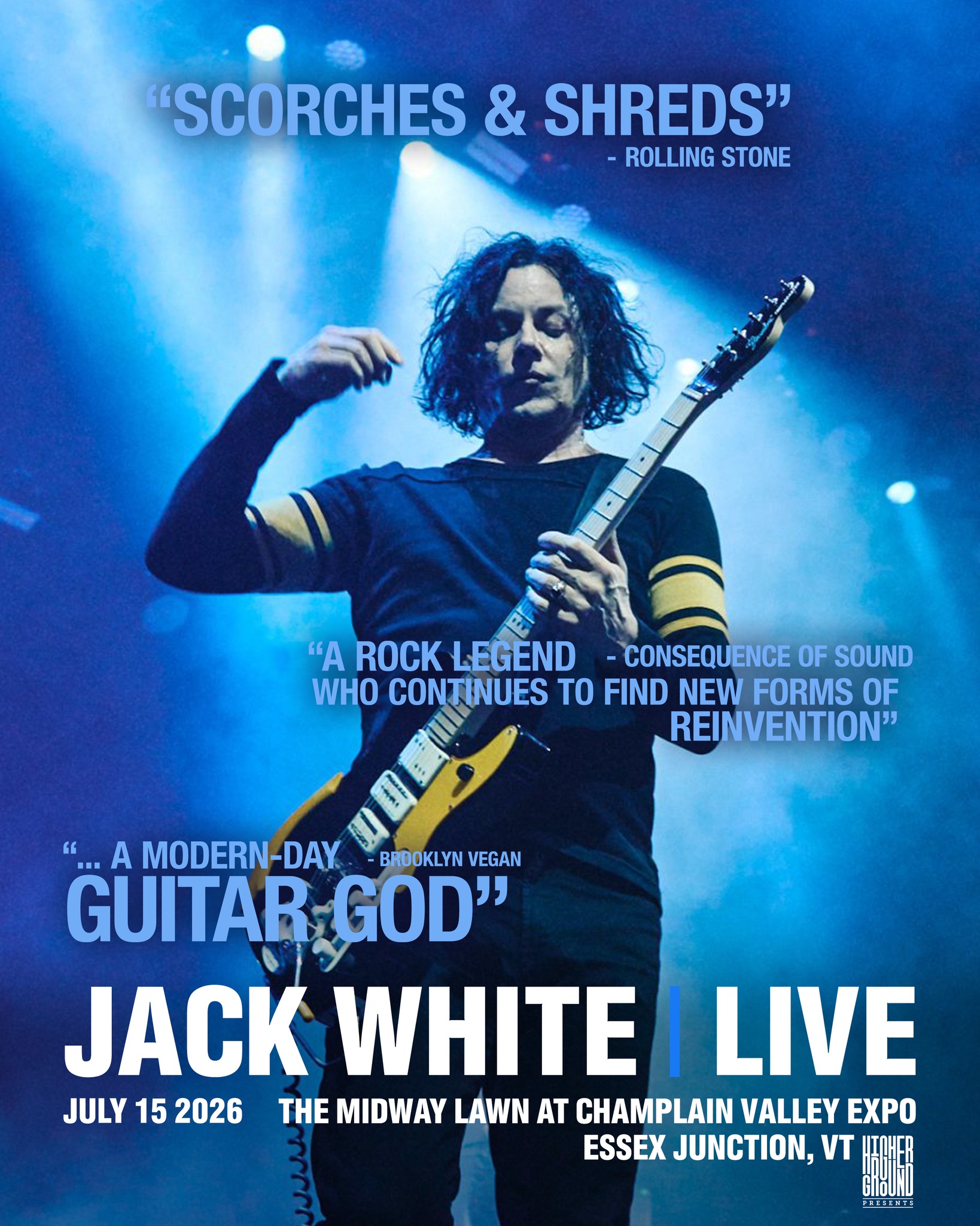 ON SALE NOW 🔷 Jack White | Wednesday, July 15 at Midway Lawn at