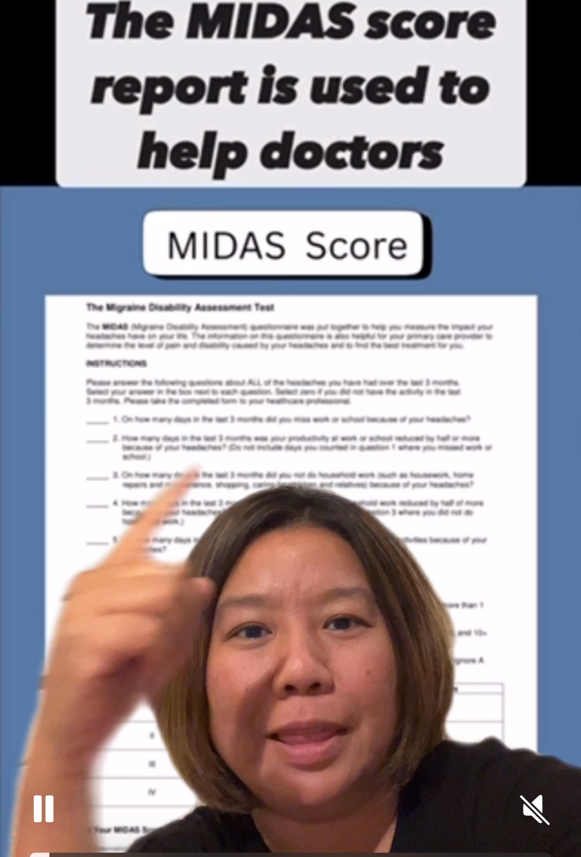 A MIDAS score can be used to... - Horizon Headache Center | Facebook