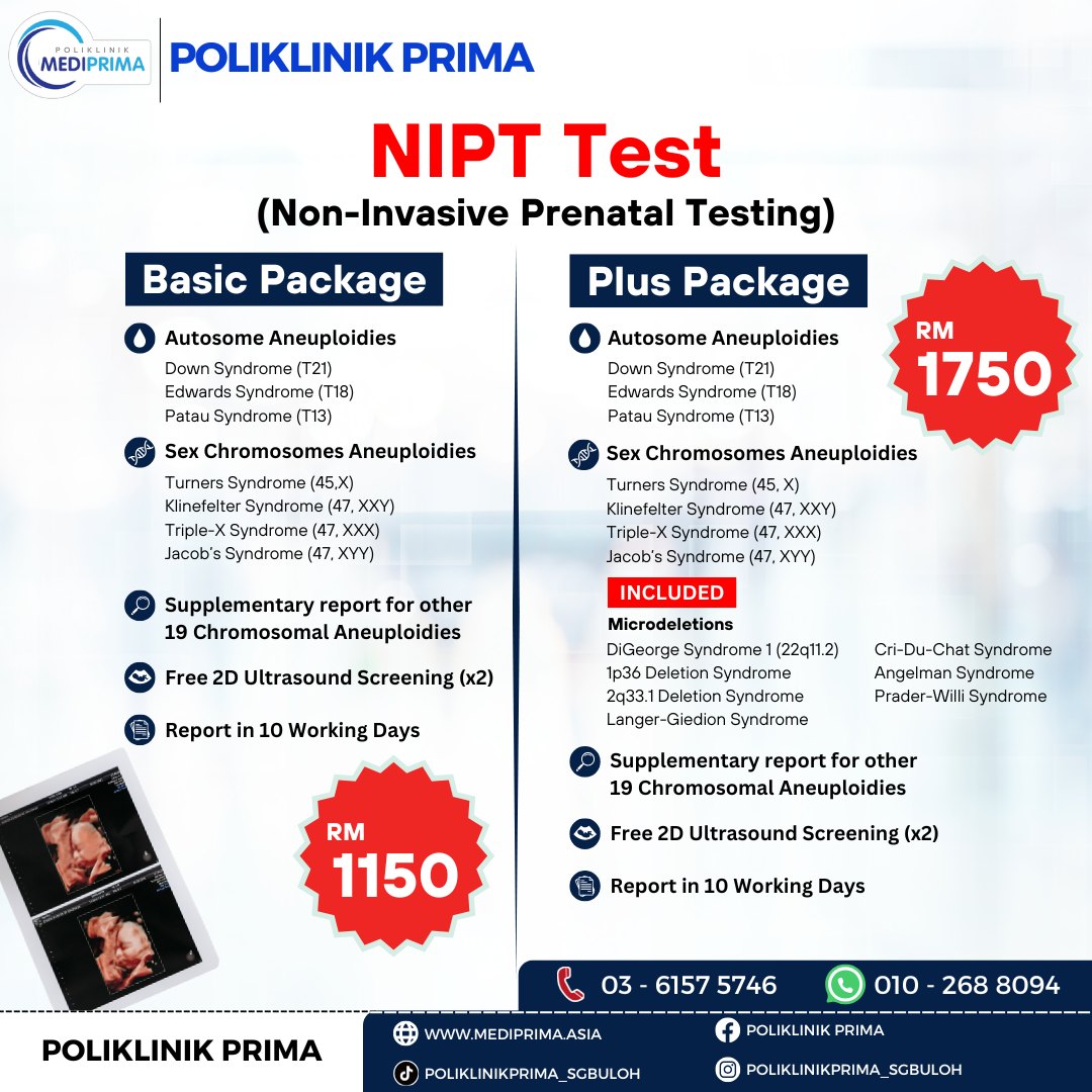 Poliklinik - NIPT is a non-invasive blood test that analyzes fetal DNA ...