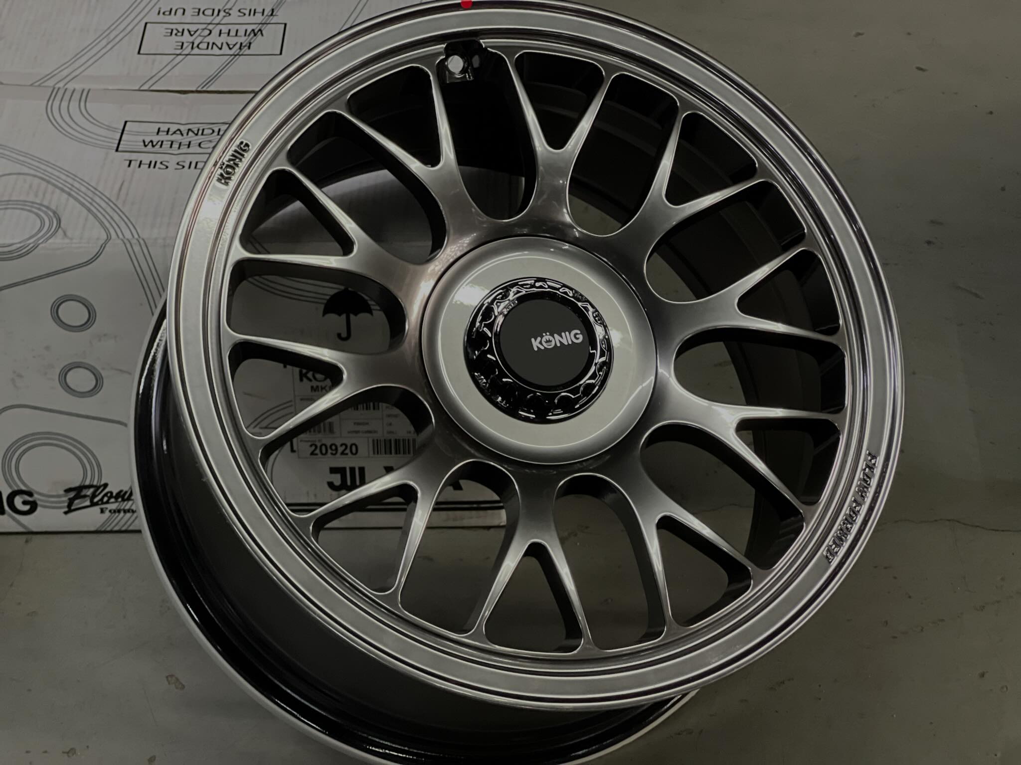 KONIG MRK1 18”x8.5jj ET+35 HYPER CARBON 5x114.3 5x112 5x100 4x100