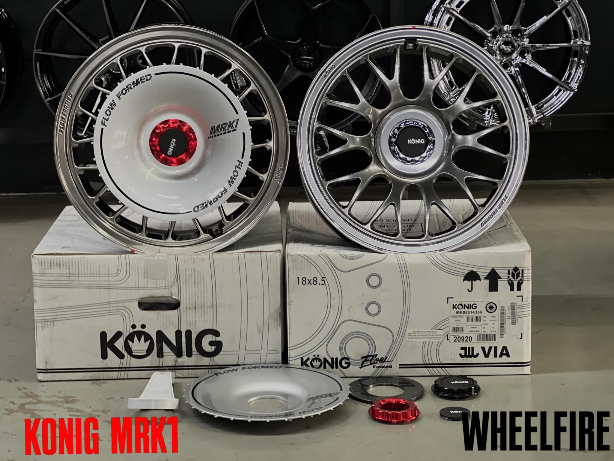 KONIG MRK1 18”x8.5jj ET+35 HYPER CARBON 5x114.3 5x112 5x100 4x100