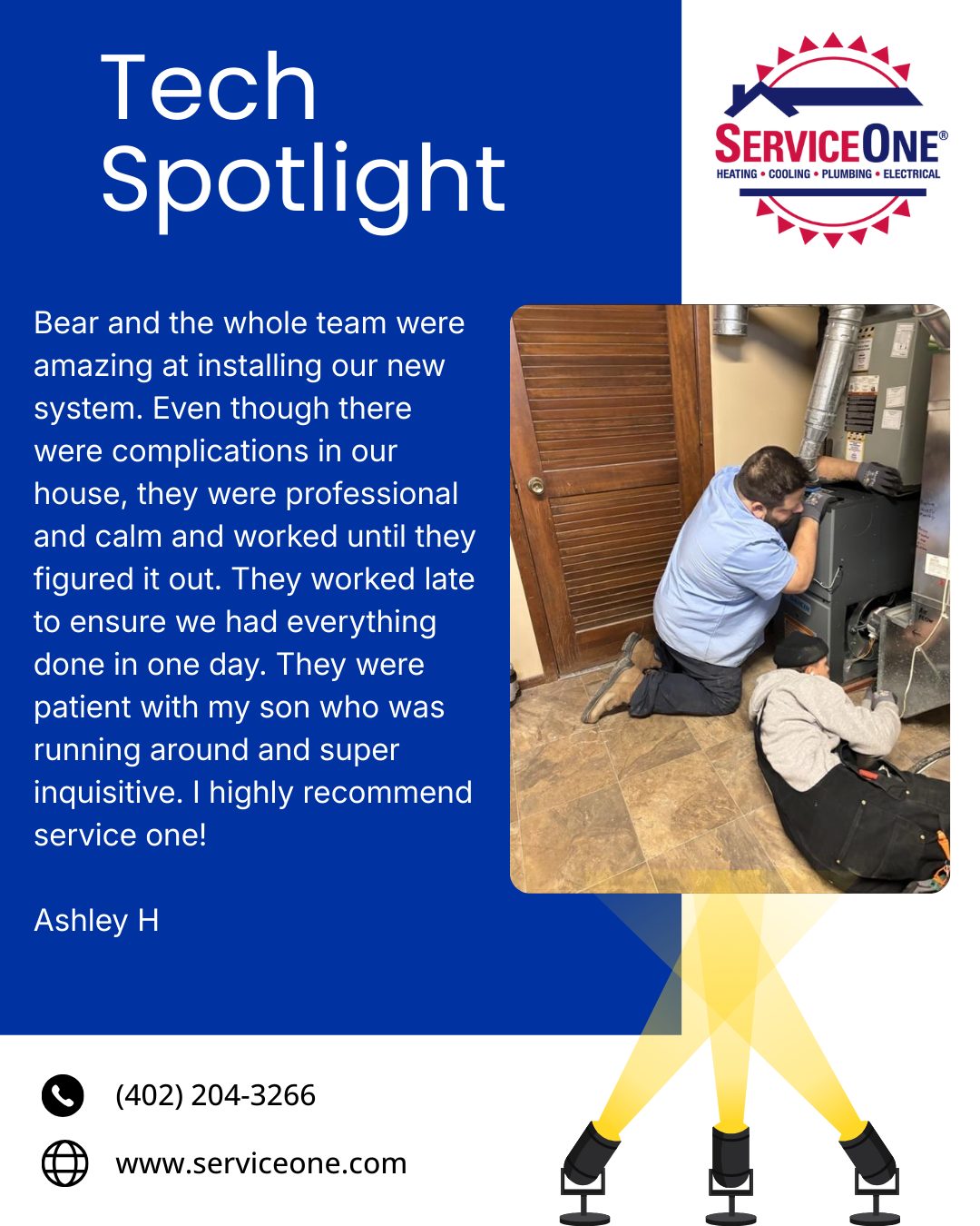 ServiceOne Heating, Cooling, Plumbing, and Electrical | Omaha NE